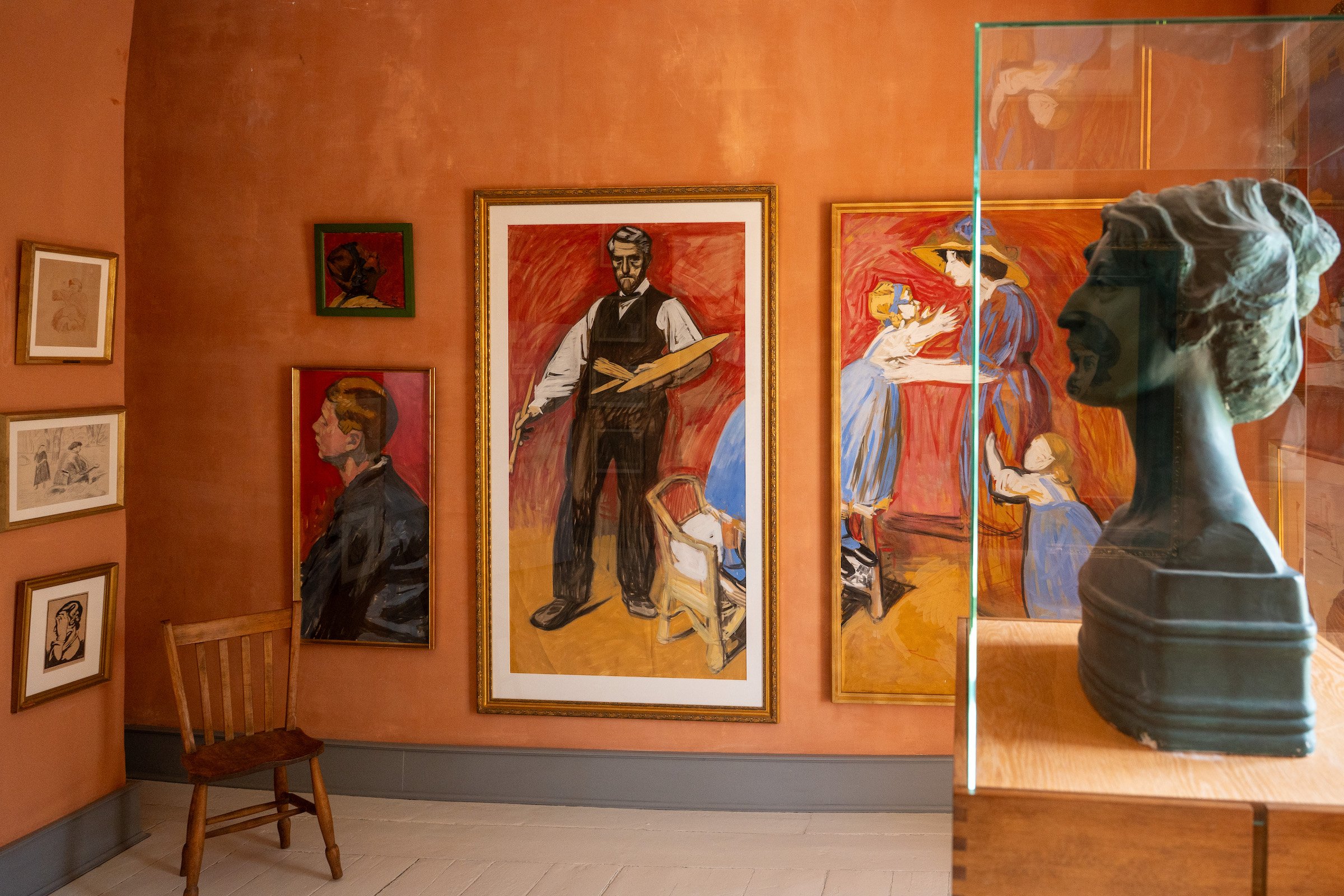 Installationview. <i>Med det famlende begynder jeg</i>. Foto: Tao Lytzen