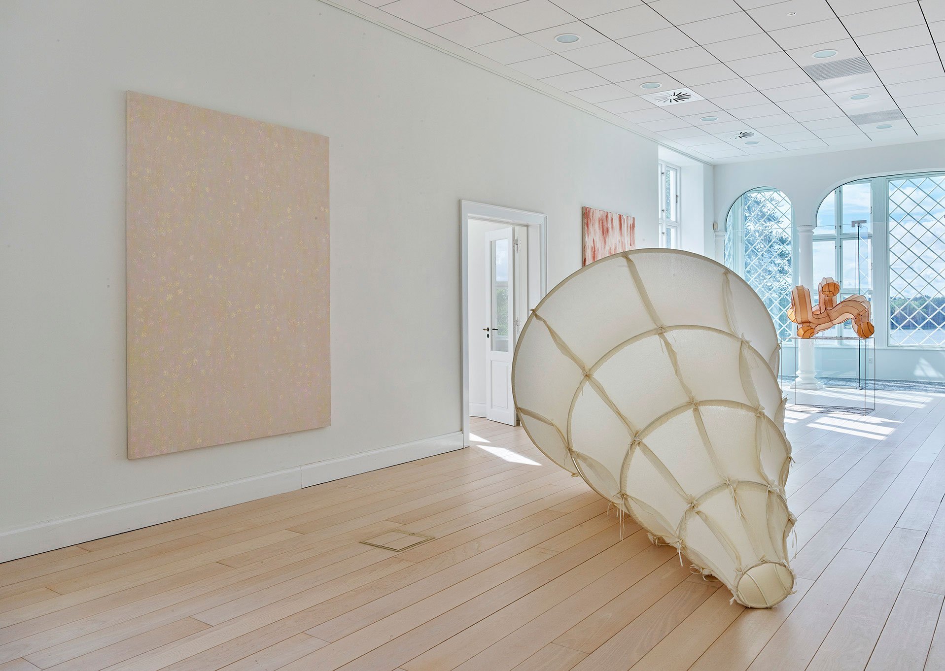 Udstillingsfoto, Bodil-Nielsen og Eva Steen Christensen. Foto: Kristine Mengel