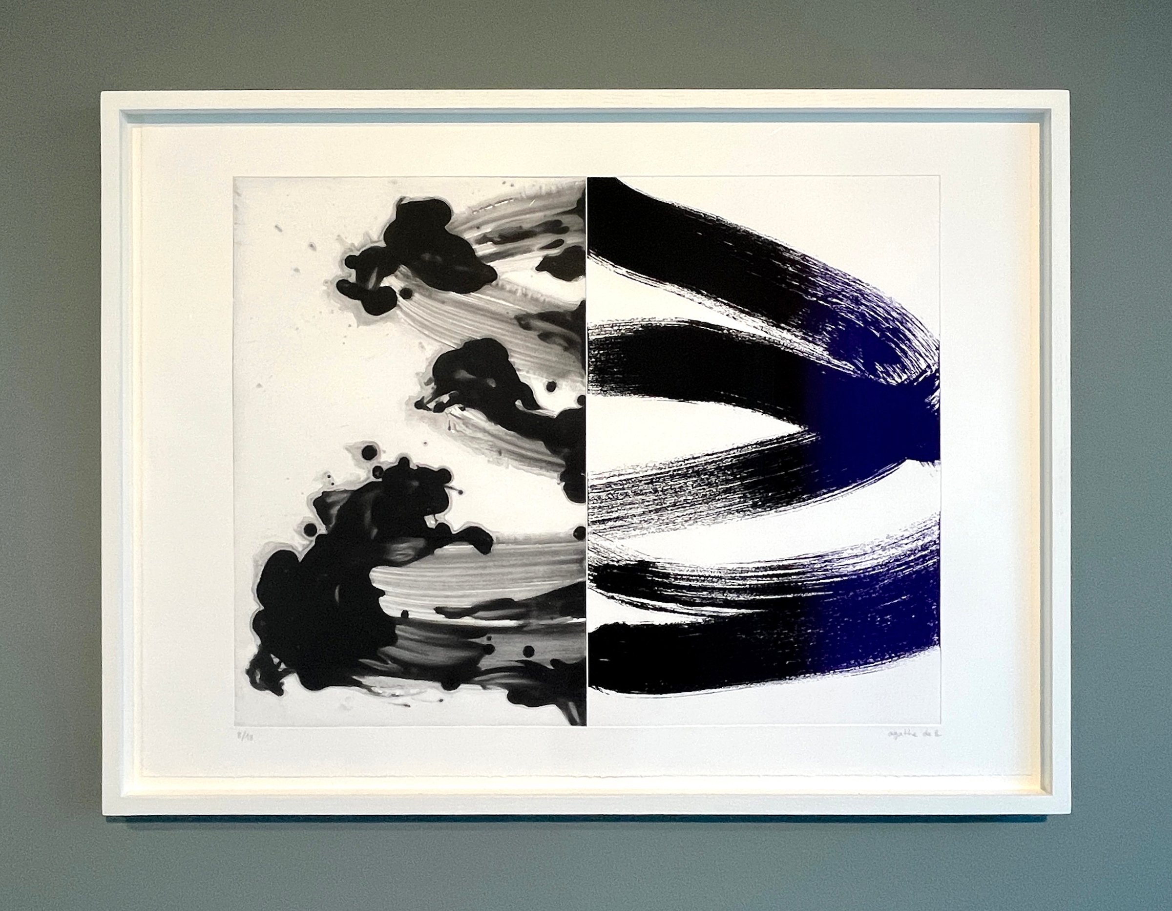 Installationview. Det maleriske i kobbertrykket. Foto: Kastrupgårdsamlingen