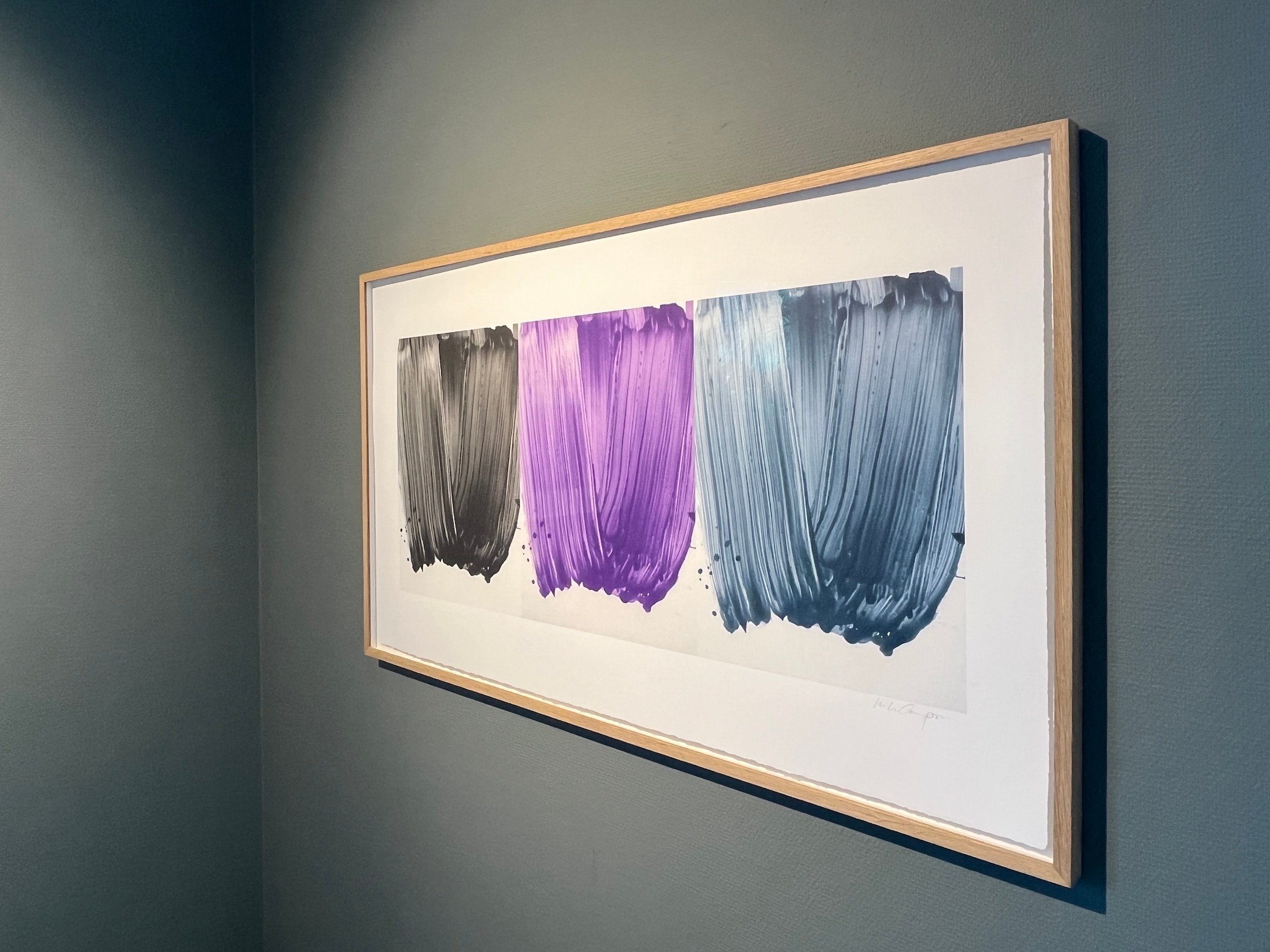 Installationview. Det maleriske i kobbertrykket. Foto: Kastrupgårdsamlingen