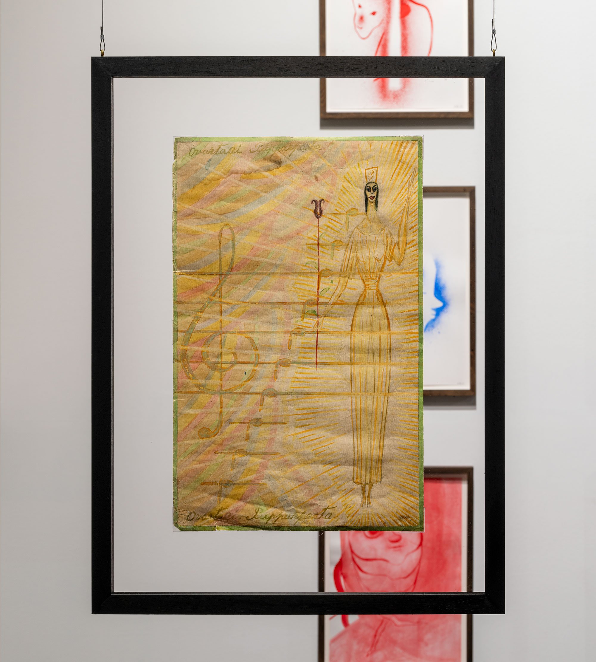 Udstillingsfoto af En sky er en pige er en dreng er en kat Nikolaj Kunsthal. Foto: David Stjernholm