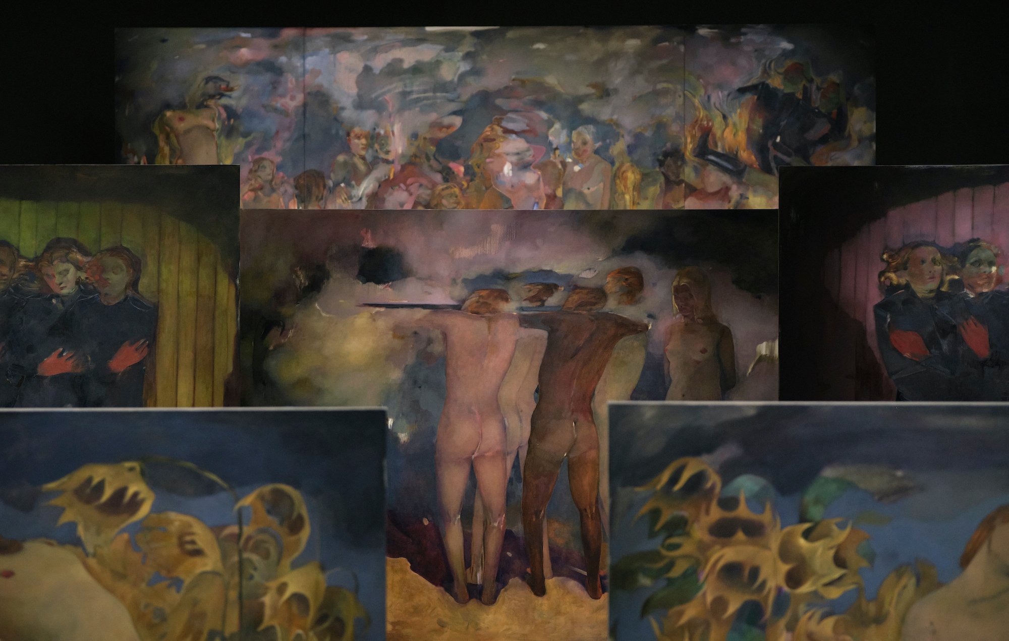 Eva Helene Pade, Forårsofret, installation view, ARKEN. Foto: Anders Sune Berg.