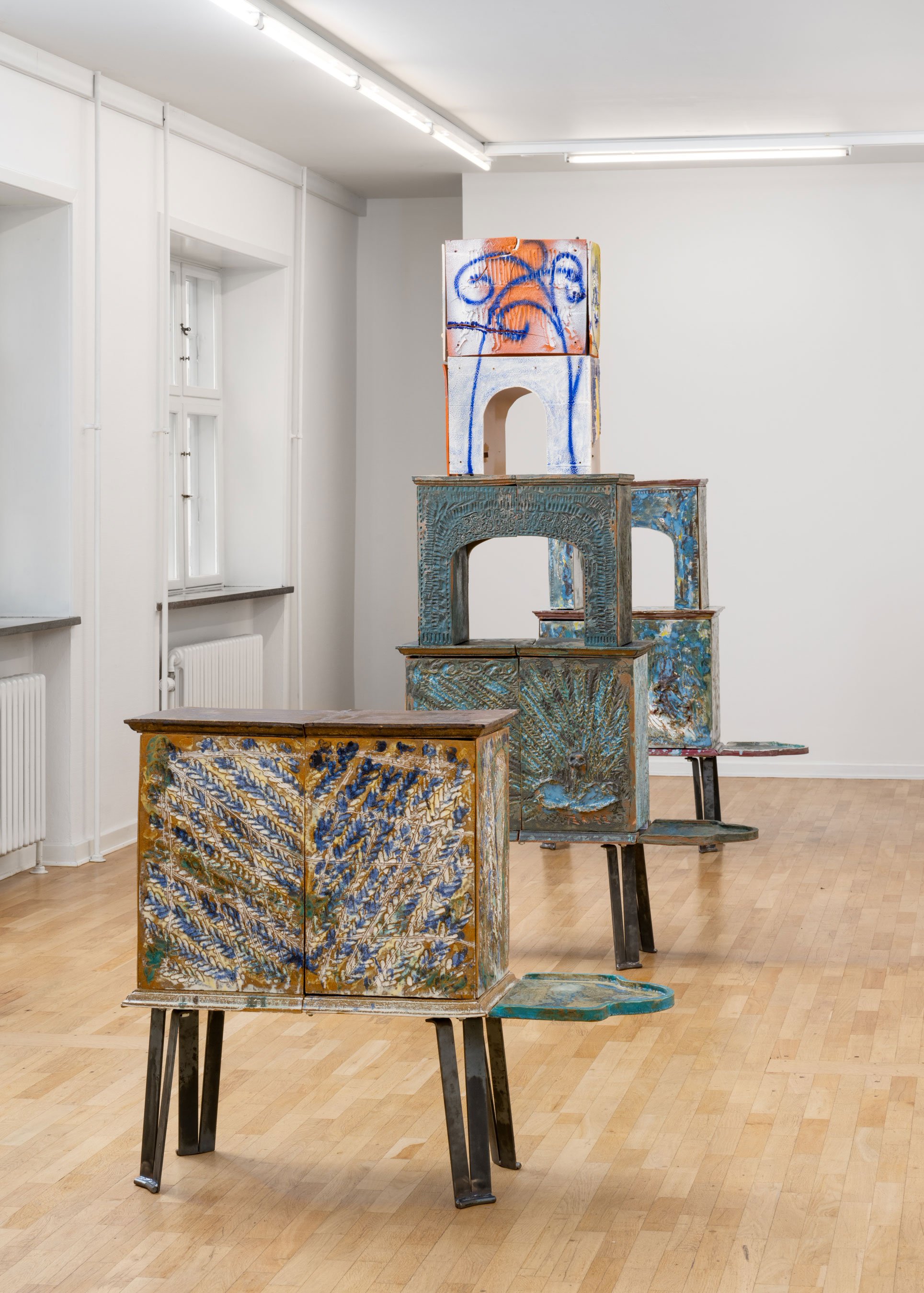 Udstillingsfoto af <i>Farming Fire </i>, 2024. Foto: David Stjernholm