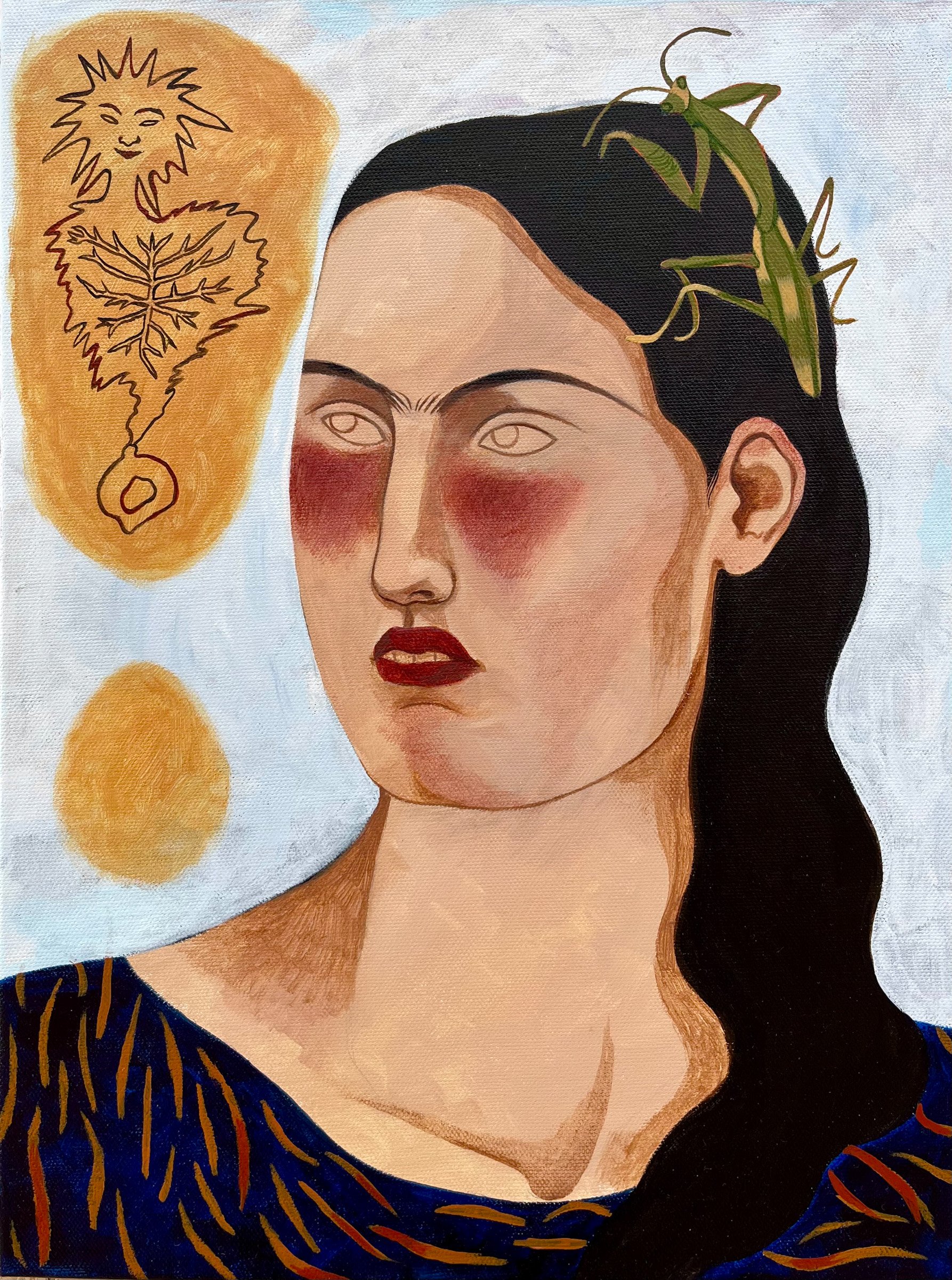 ISABELLA VELLA <i>Apparitions</i>, 2025. Acrylic on canvas 40 x 30 cm