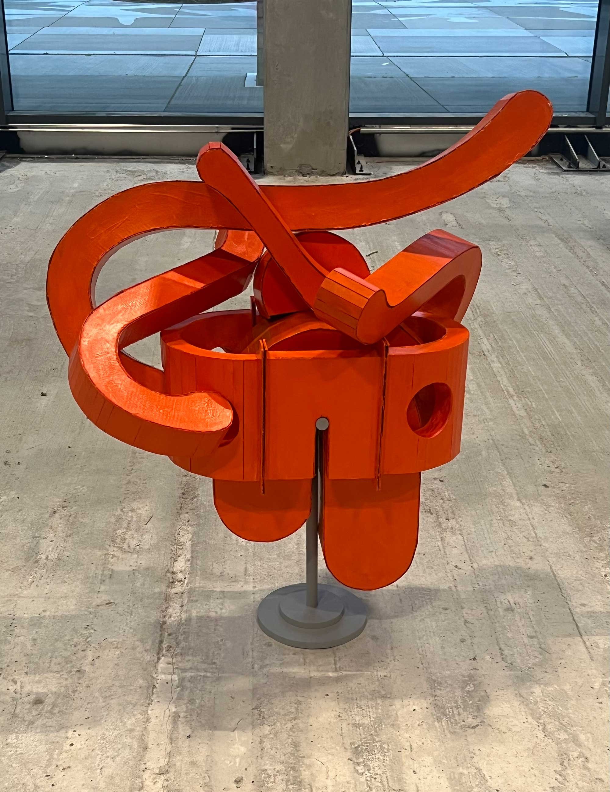 Installationsview fra udstillingen <i>Here & Now</i>, værk af Gabriel Pereyra. Foto: Blue Canvas Projects