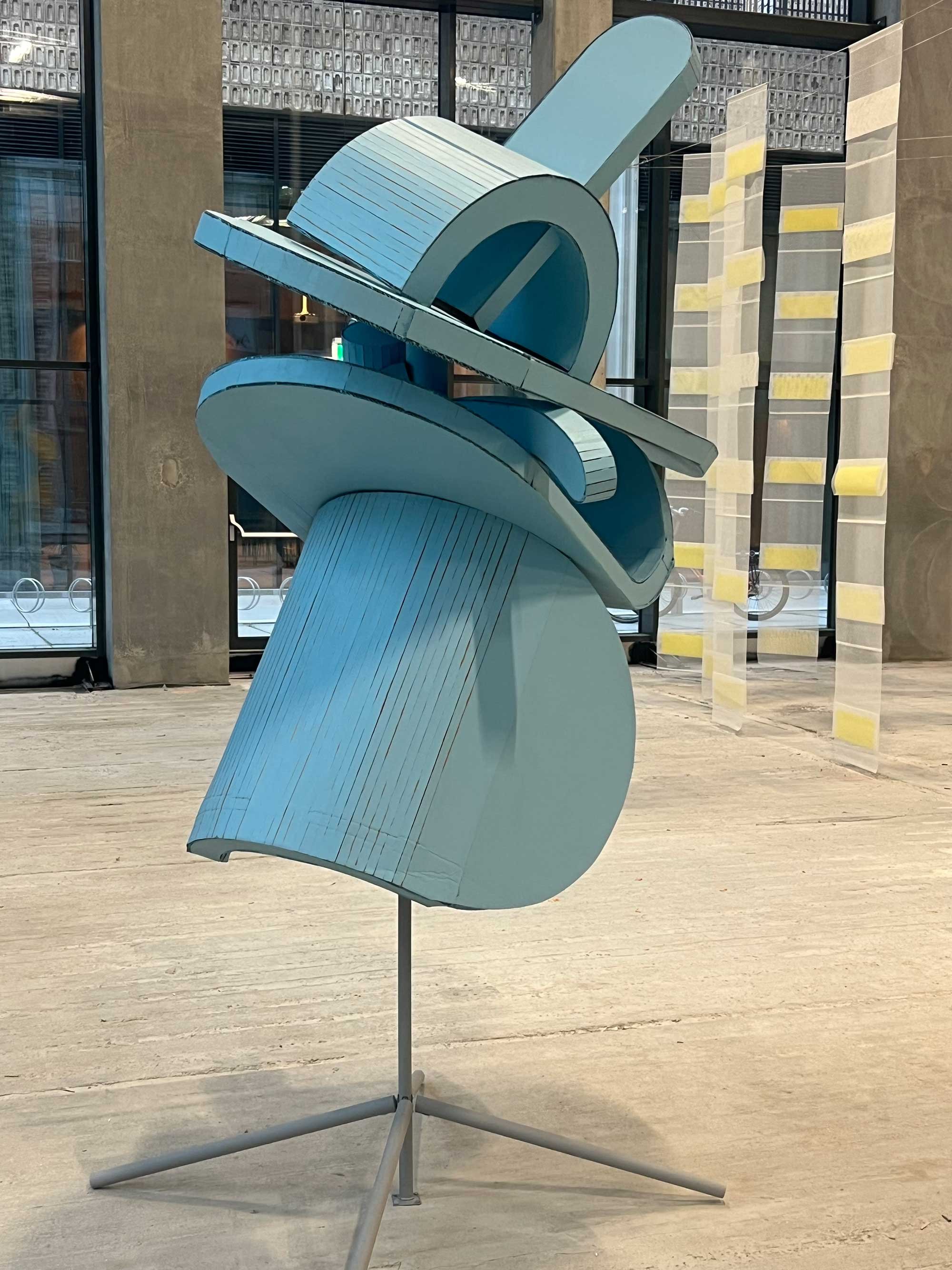 Installationsview fra udstillingen <i>Here & Now</i>, værk af Gabriel Pereyra. Foto: Blue Canvas Projects