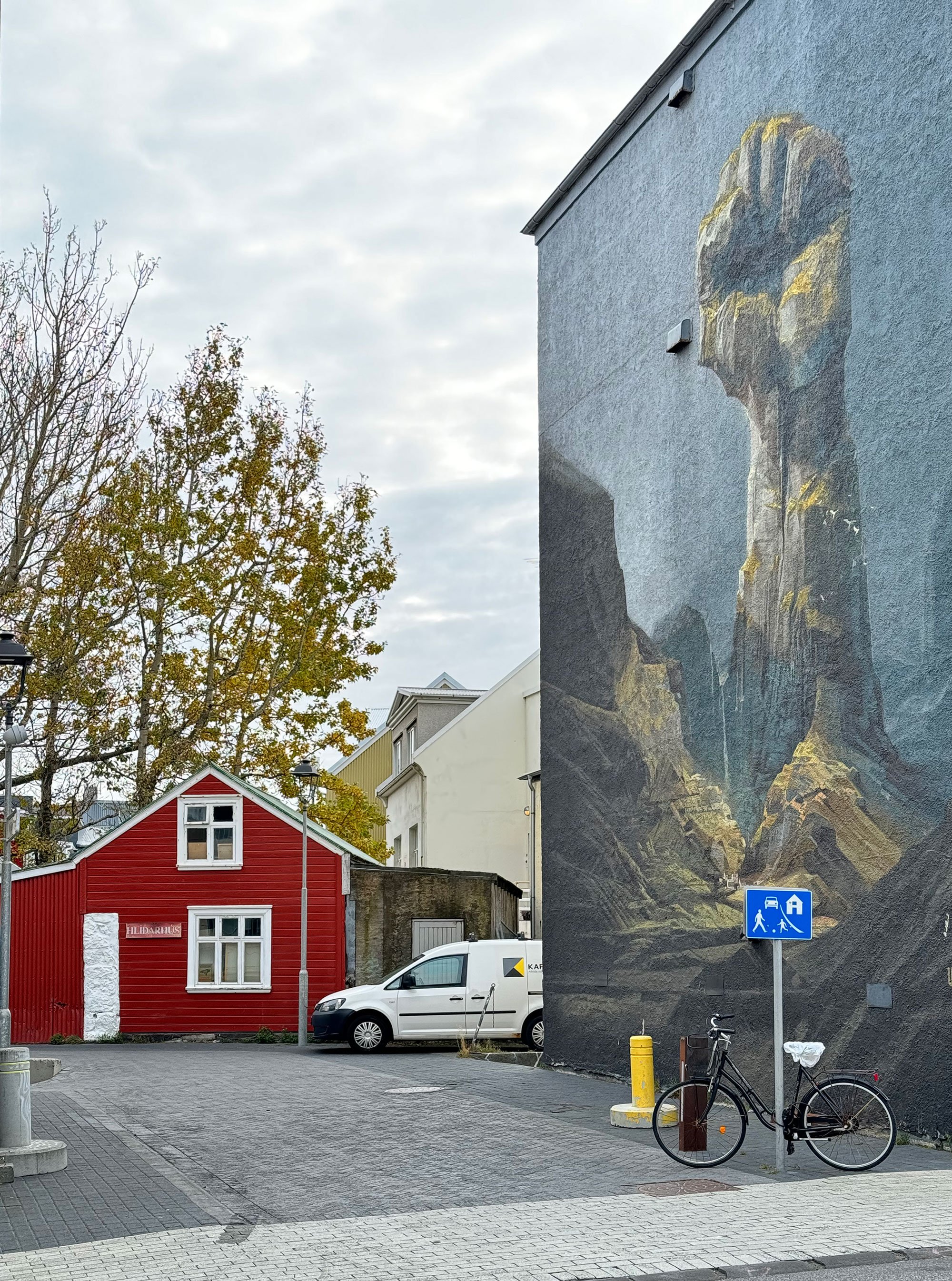 Reykjavik er rig på Murals i form af gavlmalerier. Foto: Jan Falk Borup