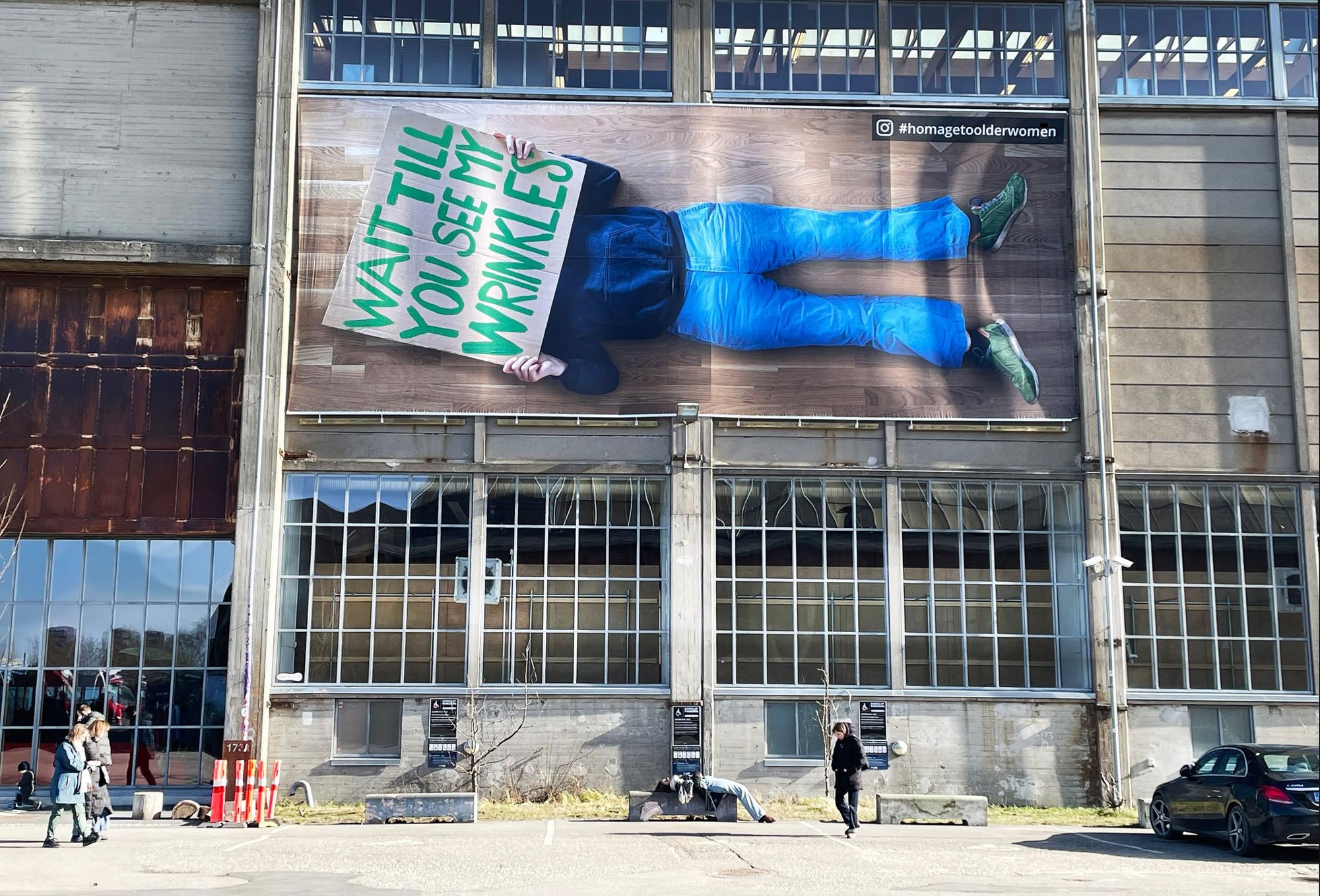 Hannah Toticki (DK), <i>Wait till you see my wrinkles</i>. Foto: Hanne Lise Thomsen.