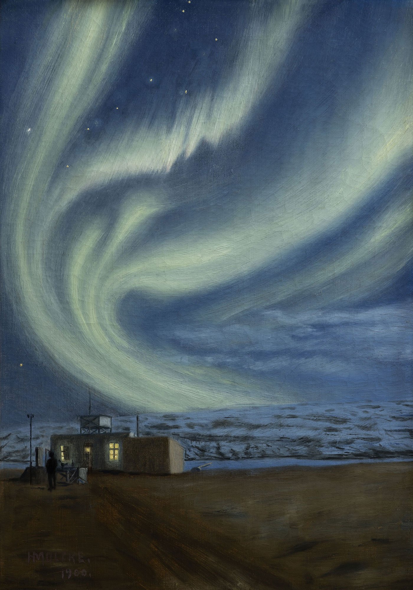 Harald Moltke,<i> Island10</i>, 1900, Olie på lærred, Den Hirschsprungske Samling. Foto: Den Hirschsprungske Samling.