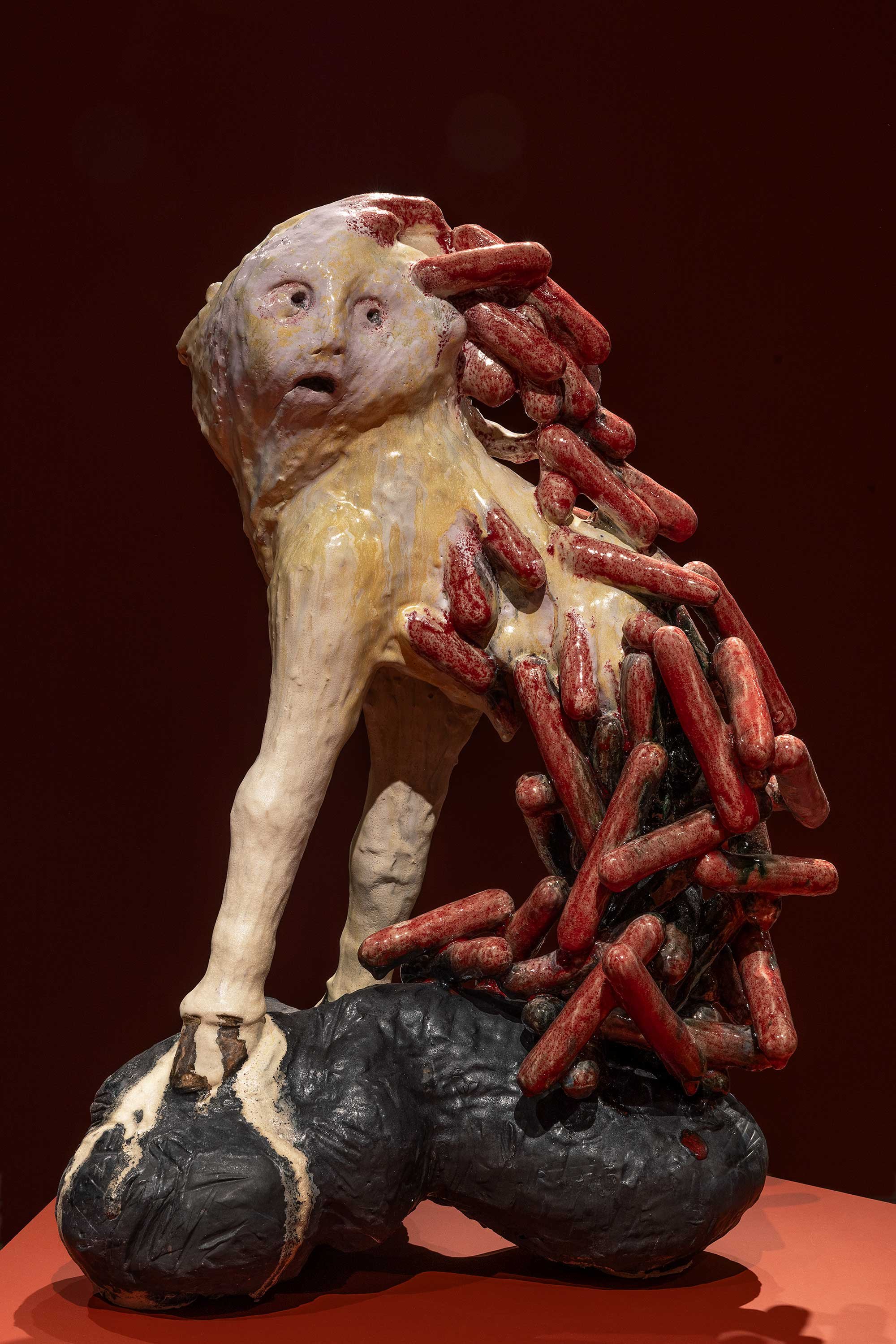 Louise Hindsgavl, <i>Portræt af en Tuberkuloseramt Bejler - Raymond Baumann</i>, 2024. Courtesy Hans Alf Gallery. Foto: Lars Gundersen