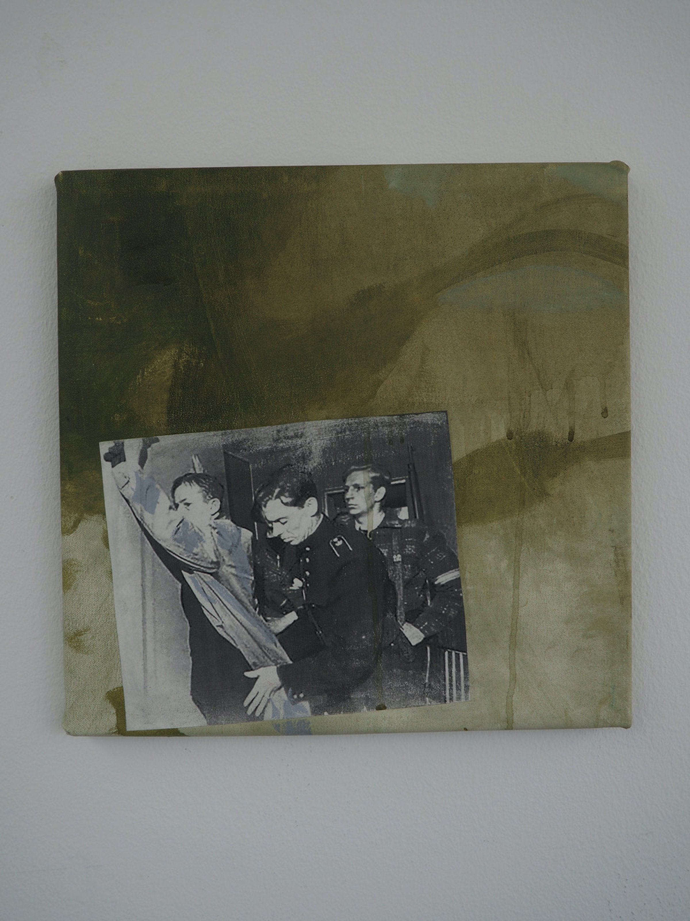 Into the Wild (with Royal Air Force and The Danish Resistance). Collage på lærred. 2025. Farum Kulturhus. Augusta Atla.