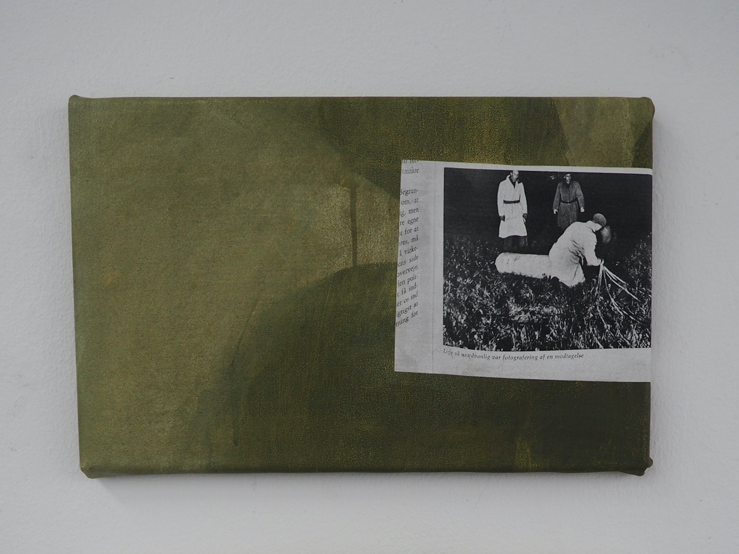 Into the Wild (with Royal Air Force and The Danish Resistance). Collage på lærred. 2025. Farum Kulturhus. Augusta Atla