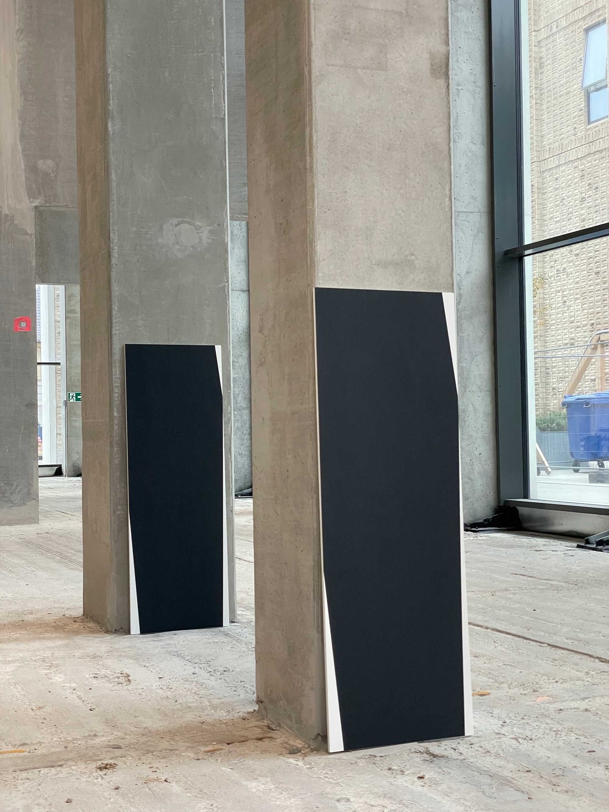 Installationsview fra udstillingen <i>Here & Now</i> værk af Ingela Skytte. Foto: Ingela Skytte