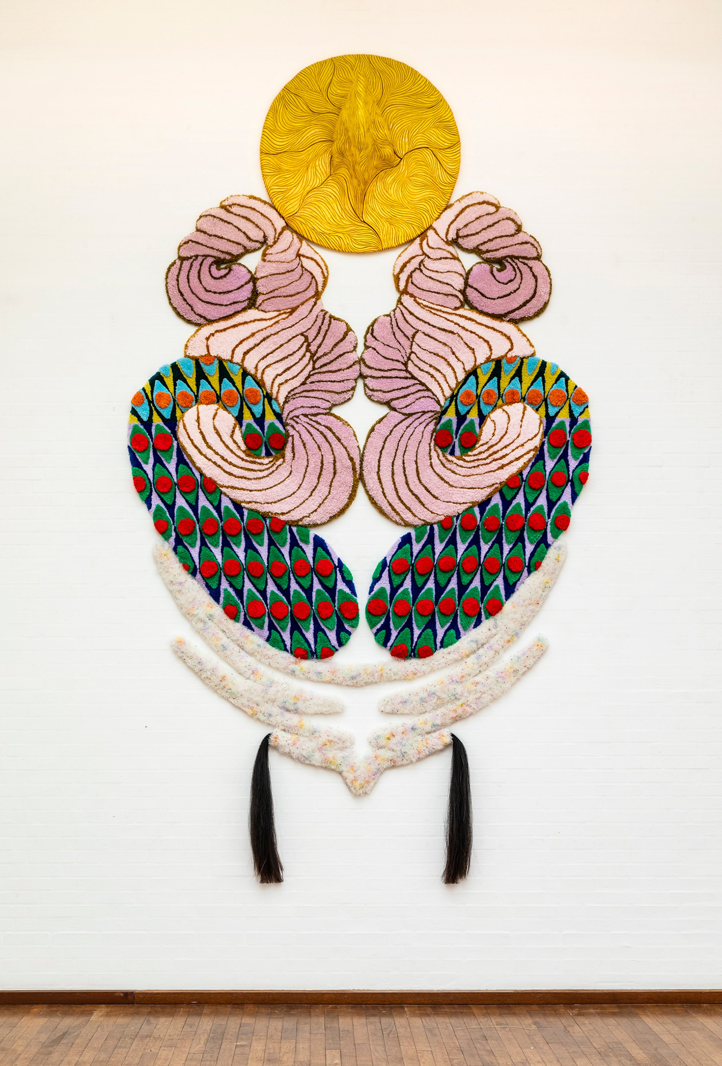 Kunstbygningen i Vrå, WILD + VOICES. Julie Peter, <i>Some Shine</i>, 2025. Foto: Niels Fabæk