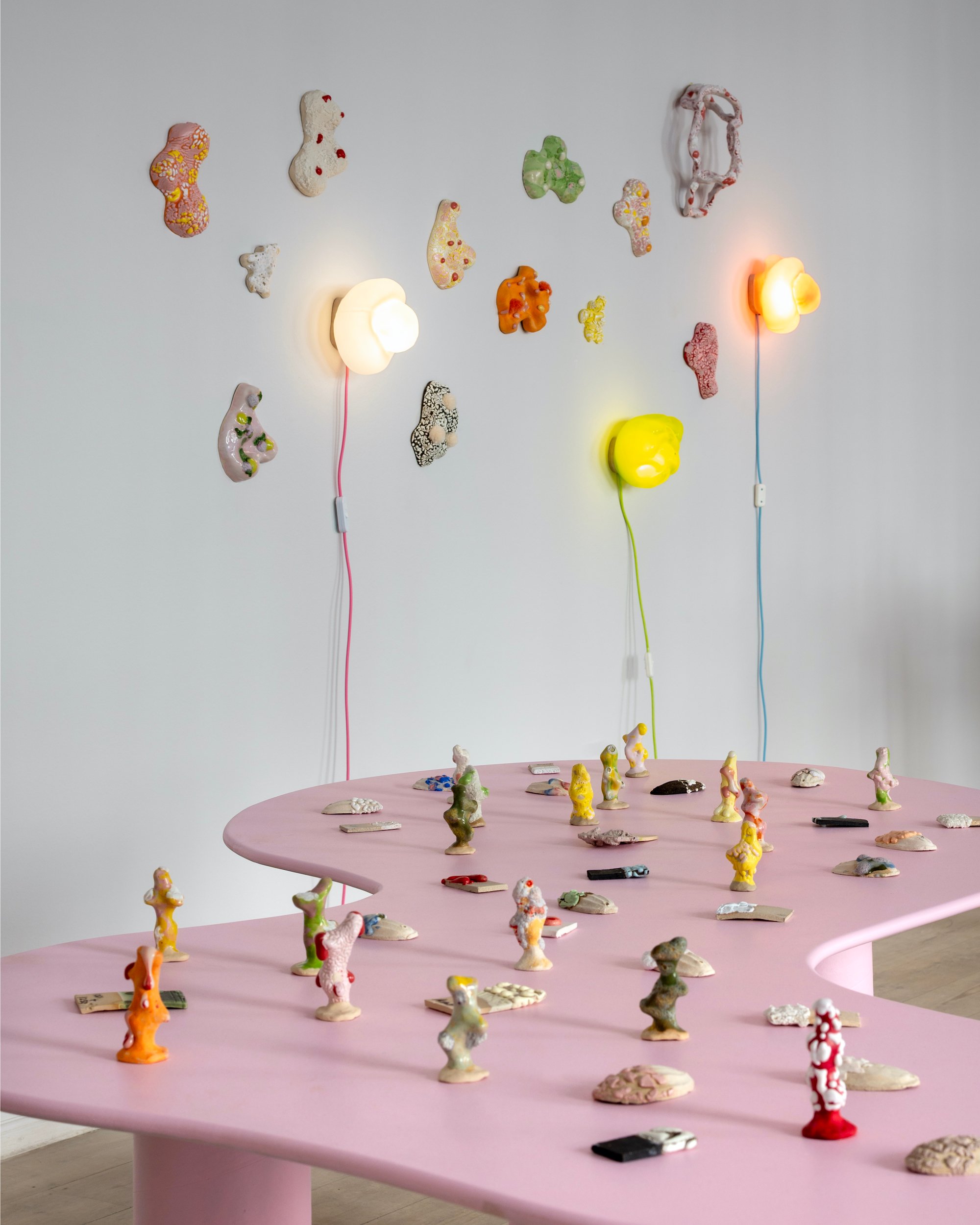 Udstillingen Hudsult af Laura Astrup Larsen. Foto: Malthe Emanuel