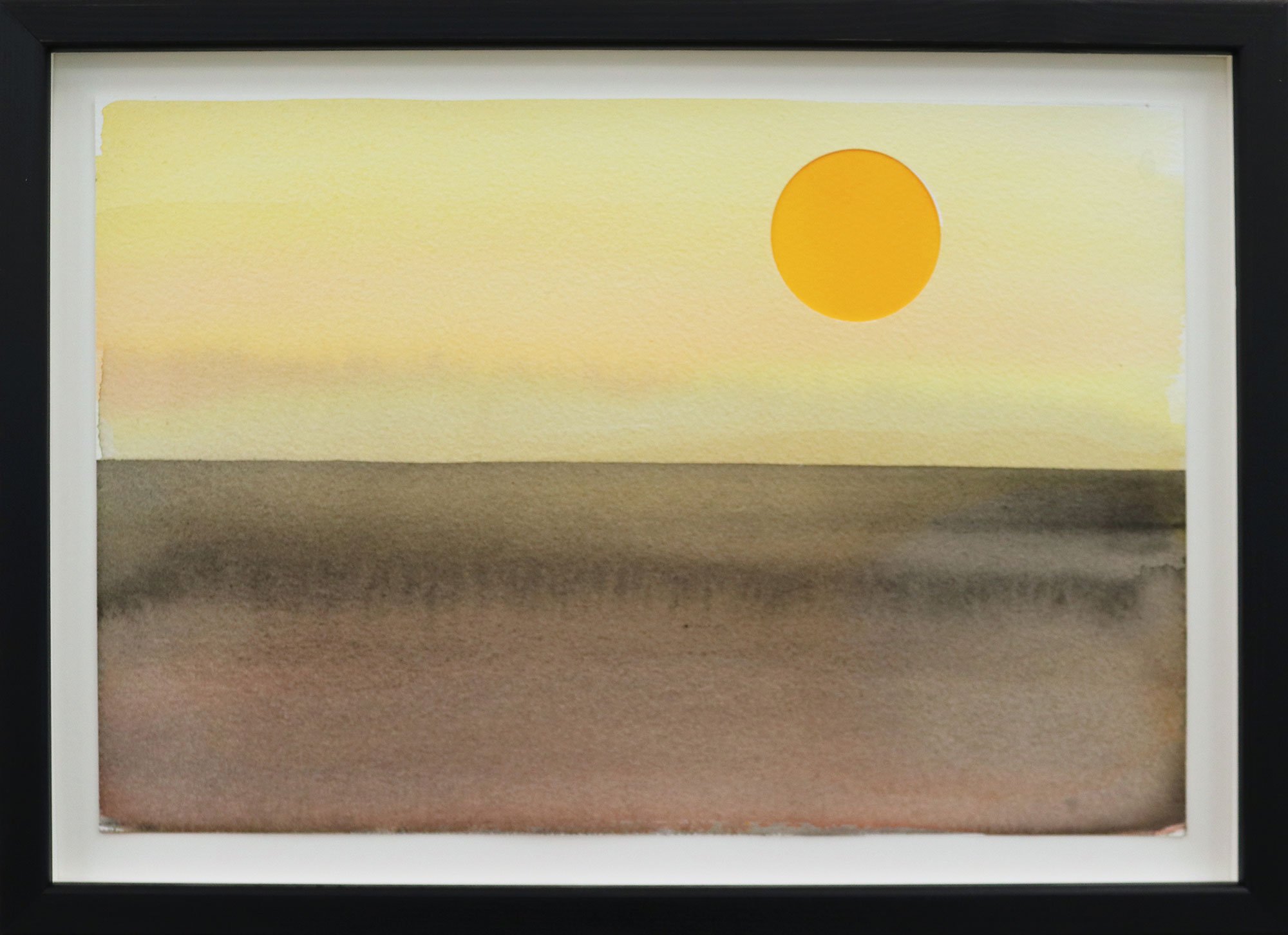 Eske Kath Line/Circle 12 , 2024, Watercolor on paper, 30 x 21 cm. Foto: Charlotte Fogh Gallery