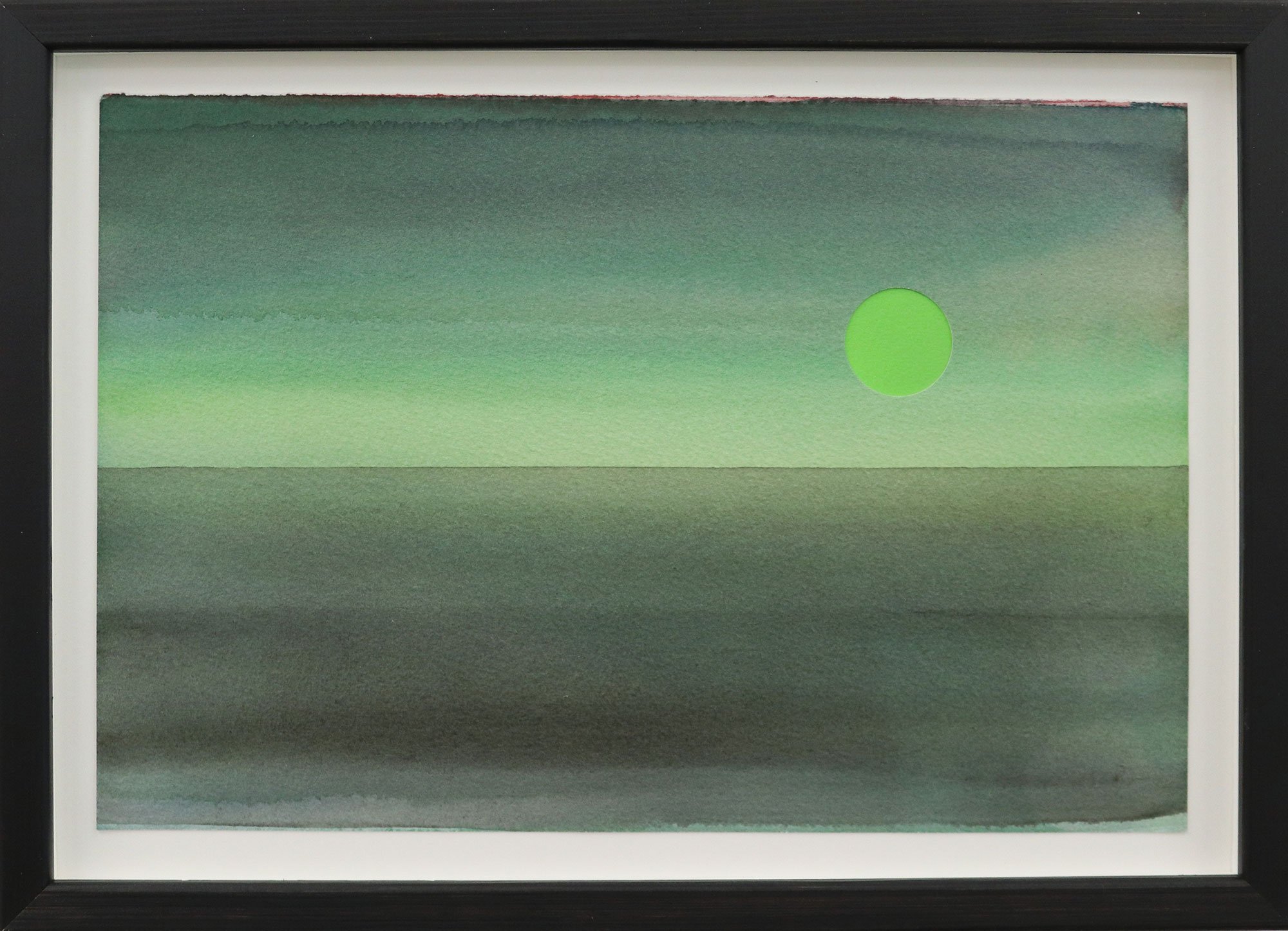 Eske Kath <i>Line/Circle 3 </i>, 2024, Watercolor on paper, 30 x 21 cm. Foto: Charlotte Fogh Gallery