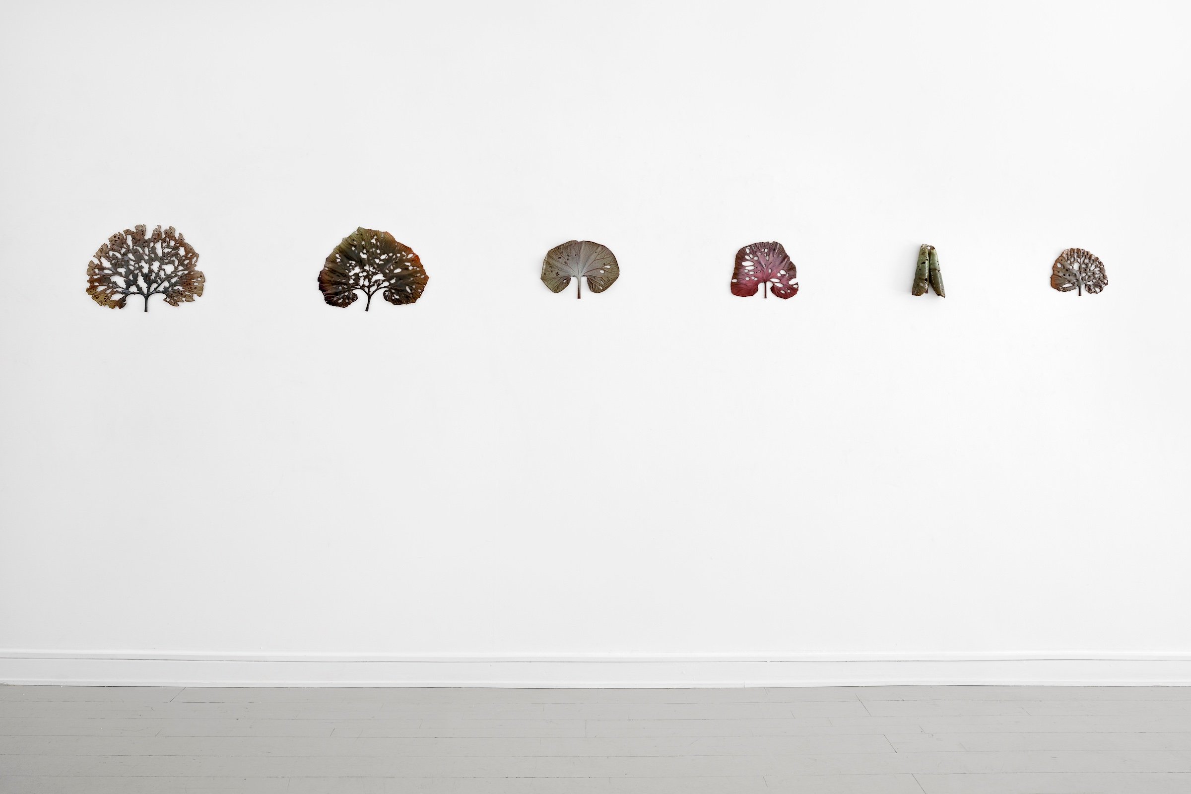 Udstillingsview: Marianne Nielsen: <i>Løv falder</i>. Foto: Dorte Krogh