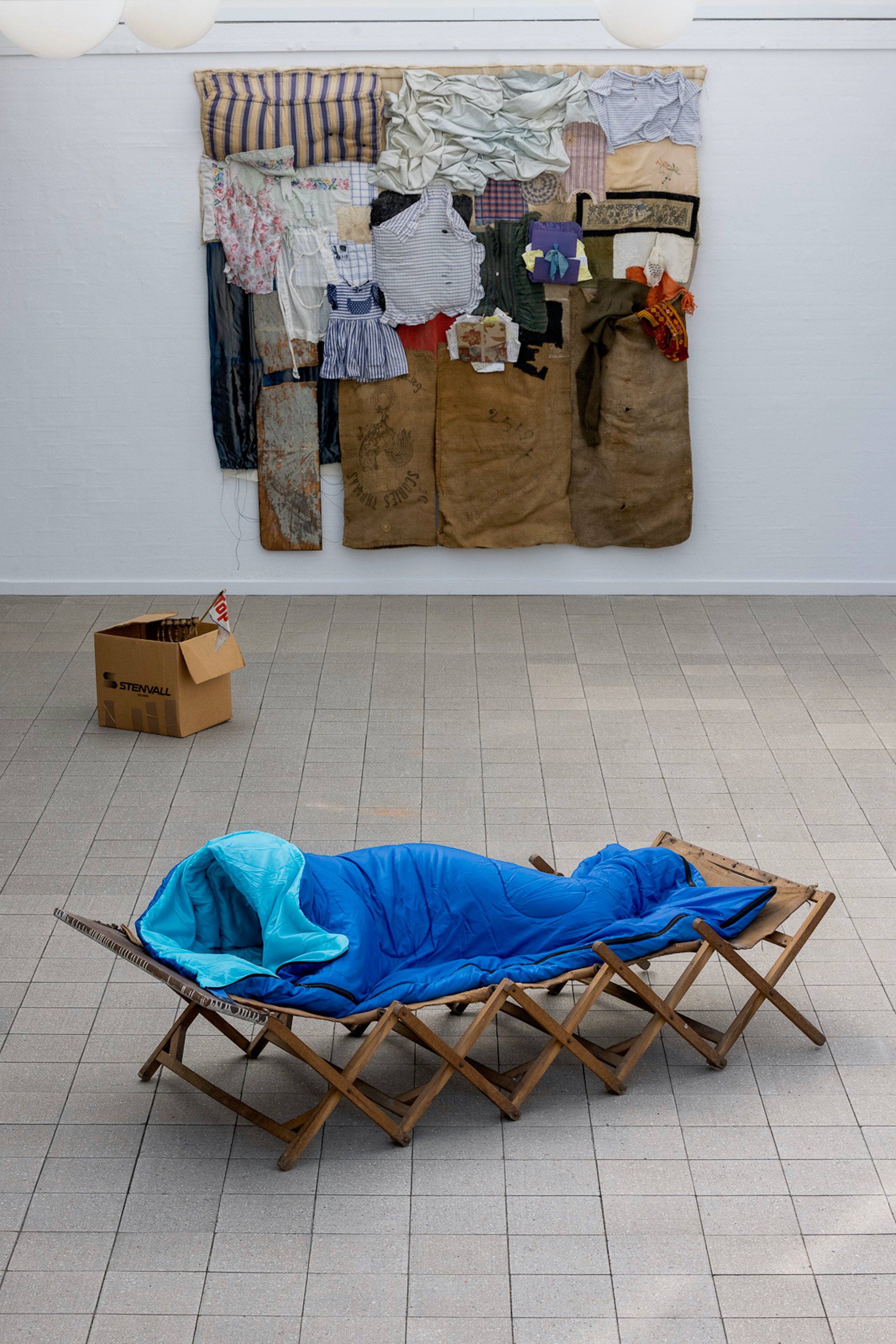 nstallation view Pernille Egeskov Foto: Torben Eskerod