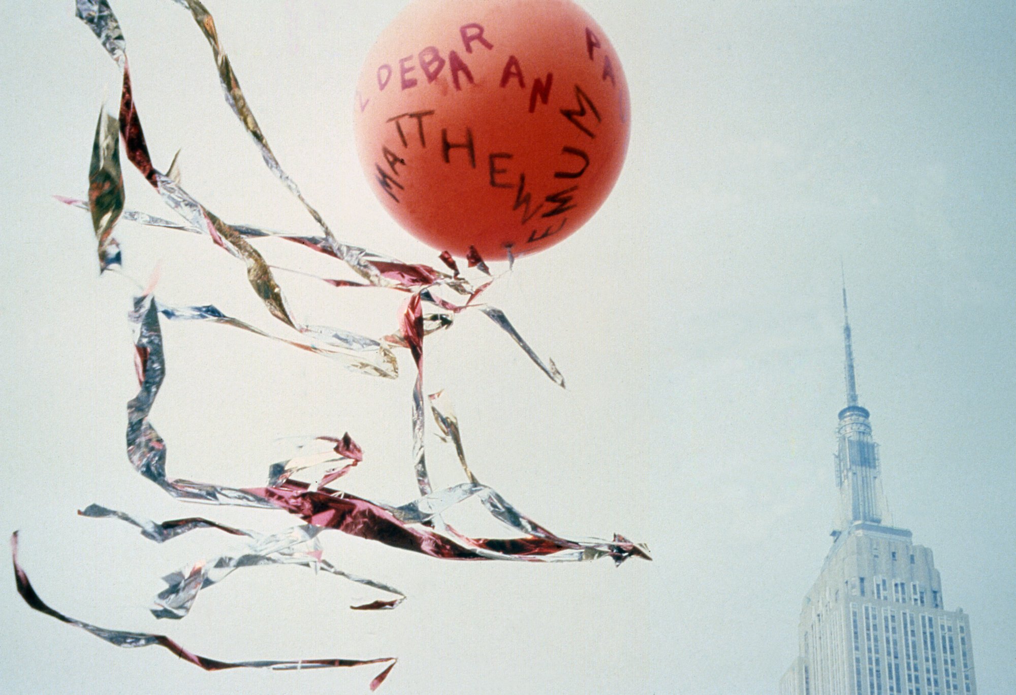 Rosemary Mayer, Balloon for a Birthday, 1978. Courtesy of the Estate of Rosemary Mayer.