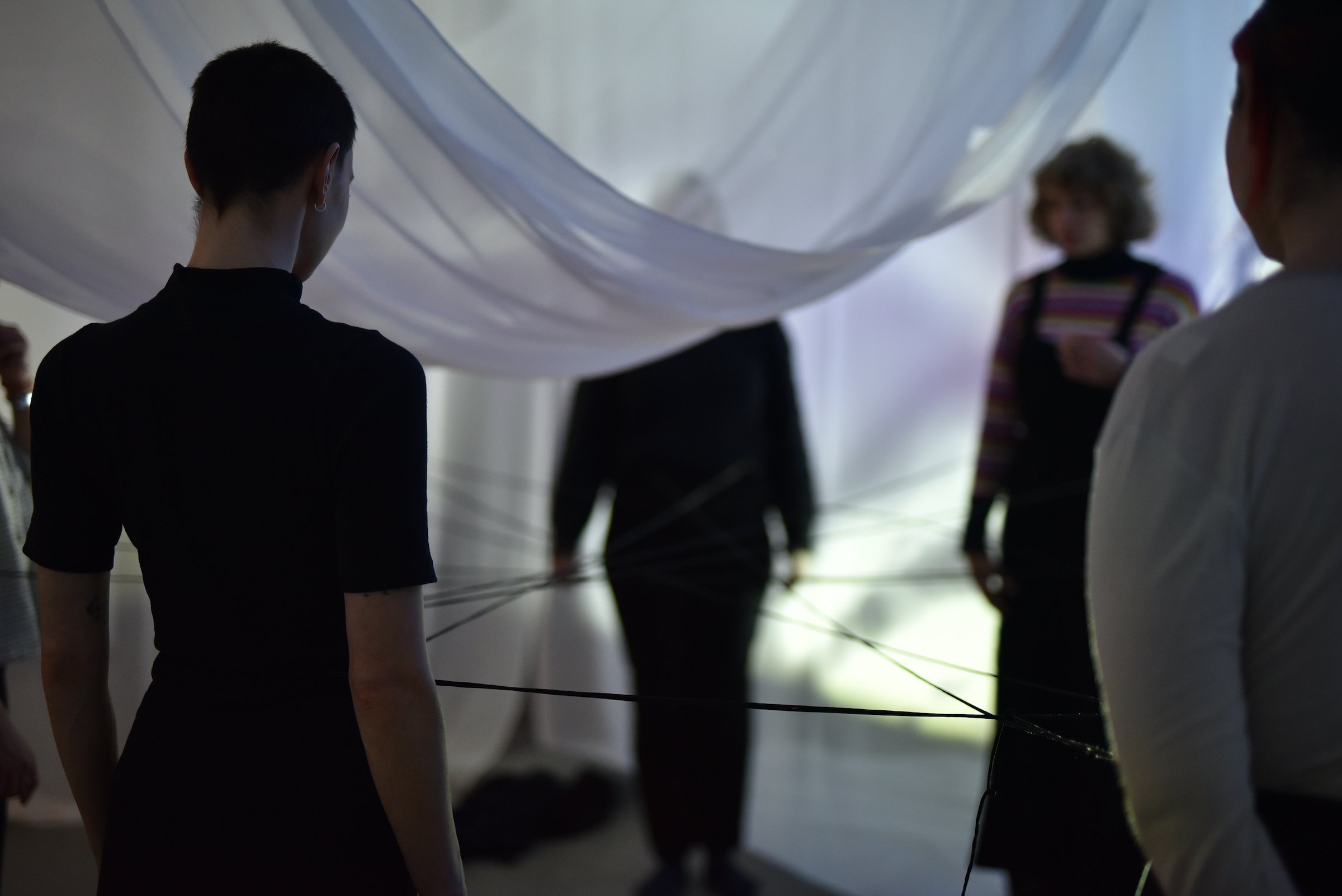 Rum 61, Sidsel Christensen, <i>The Panel Discussion of Another Dimension</i>, 2024. Foto: Siavash Kheirkhah.