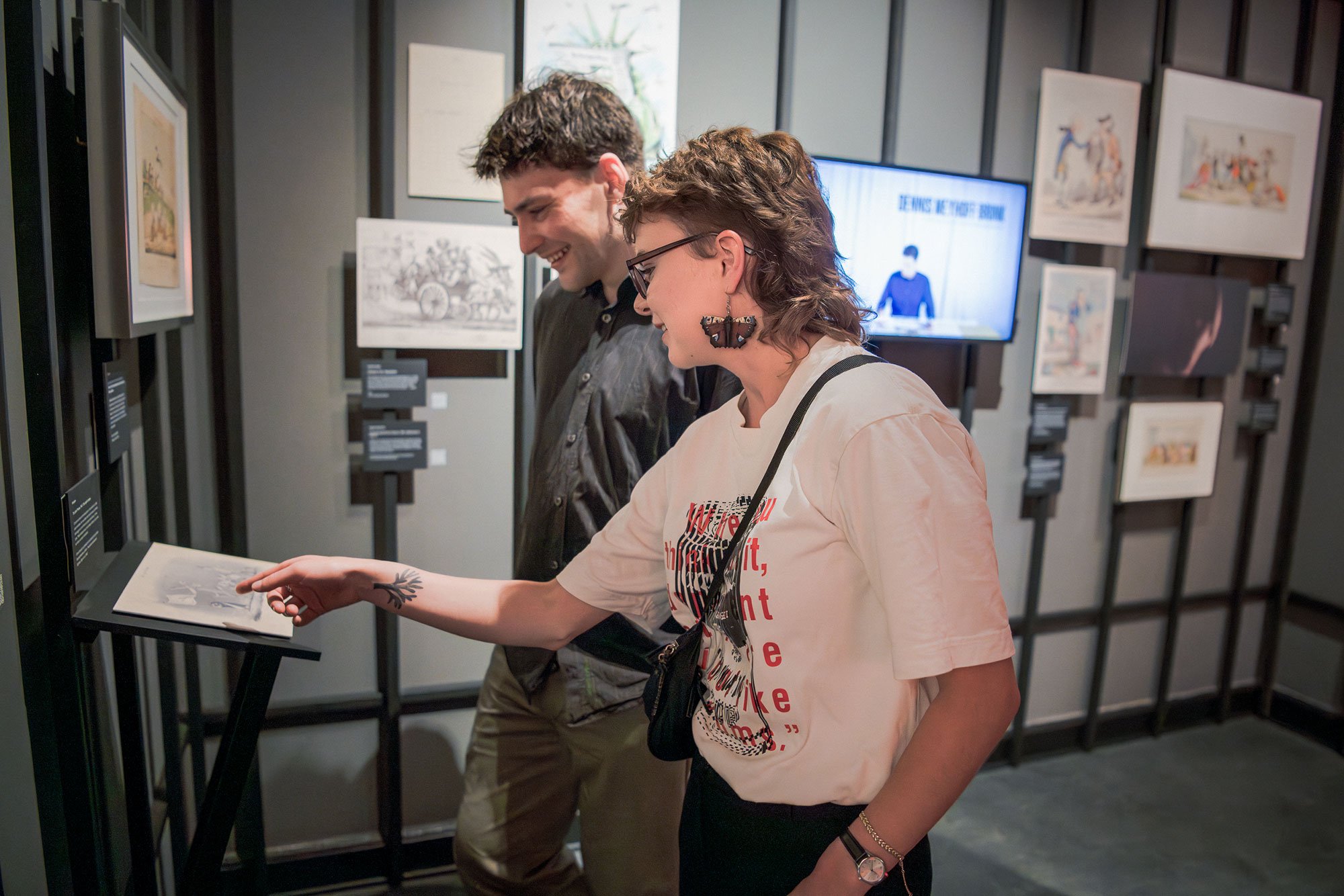 Udstillingsfoto fra <i> Den censurerede udstilling om censur</i> Foto: Jacob Hansen