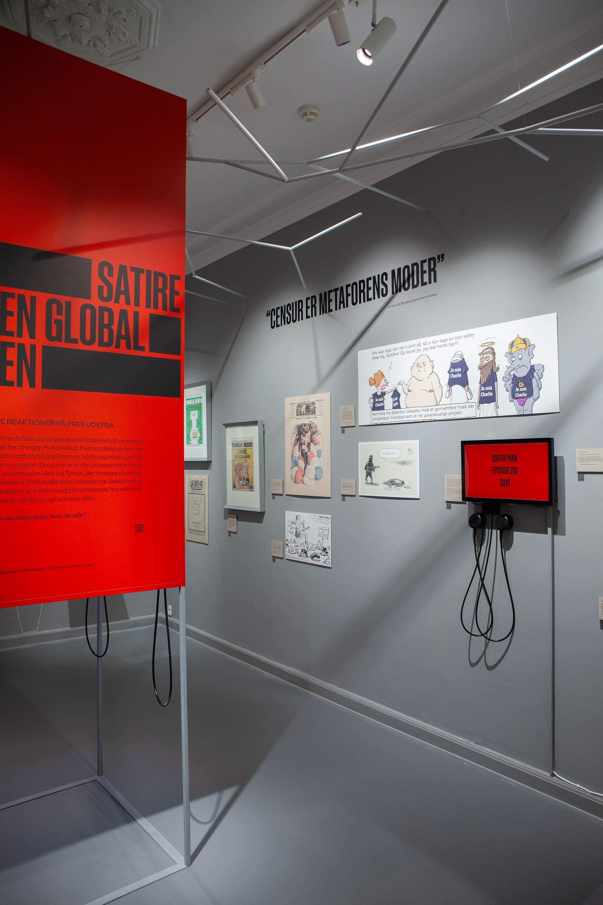 Udstillingsfoto fra <i> Den censurerede udstilling om censur</i> Foto: Siw Aldershvile Nielsen