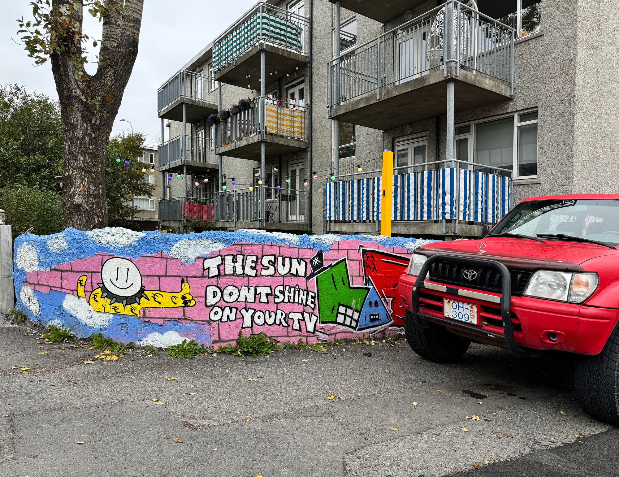 Street Art er en naturlig del af byens udtryk. Foto: Jan Falk Borup