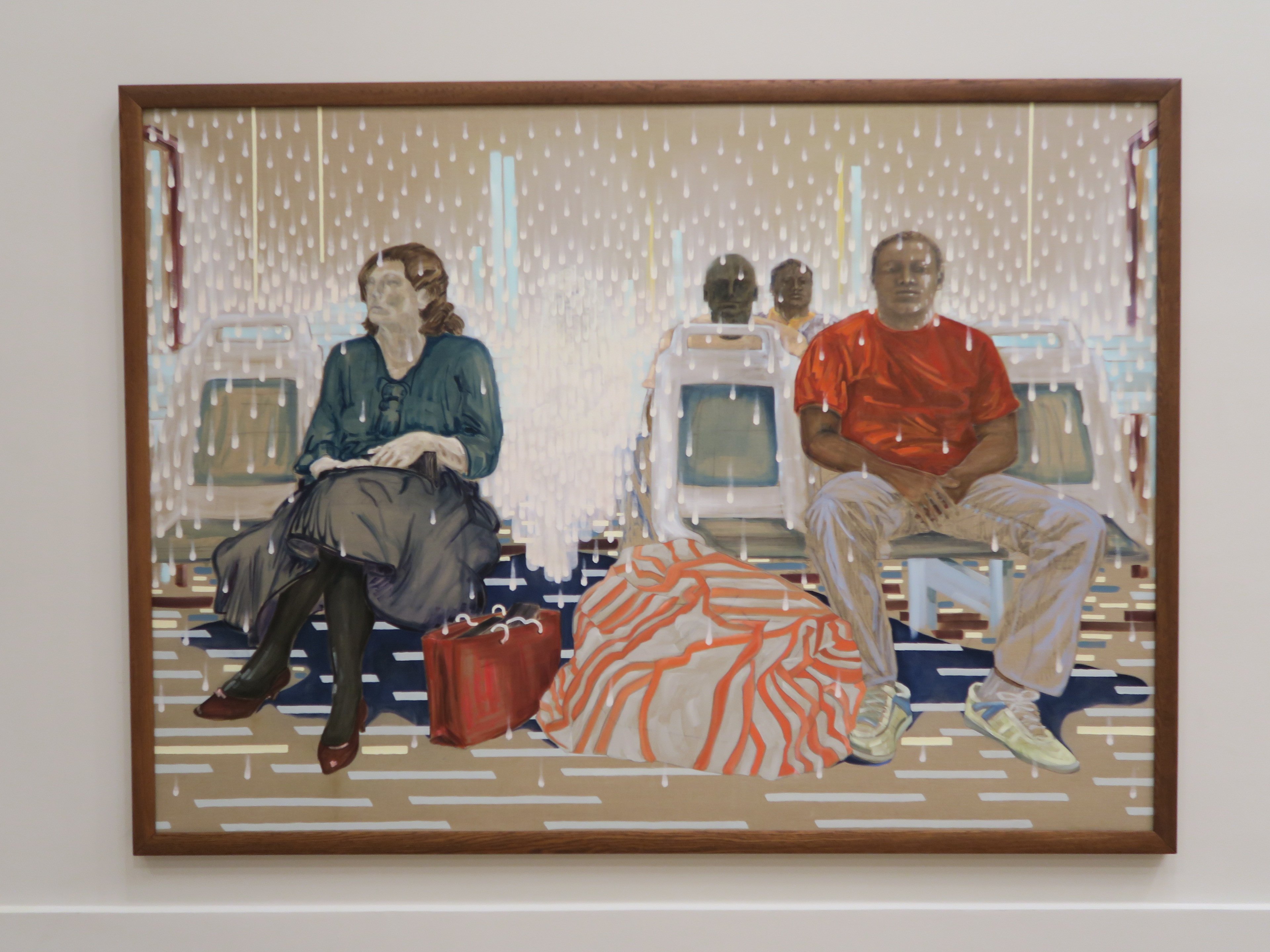 Crispin Gurholt, Vaporetto (2024), olie på lærred, bejdset egetræsramme, 185 x 256 cm 95 000 DKK.