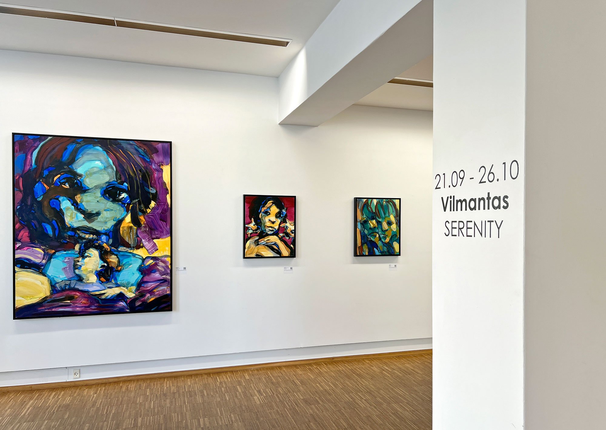 Installationsfoto af Vilmantas Marcinkevicius <i>SERENITY</i> 2024. Foto: Galleri NB