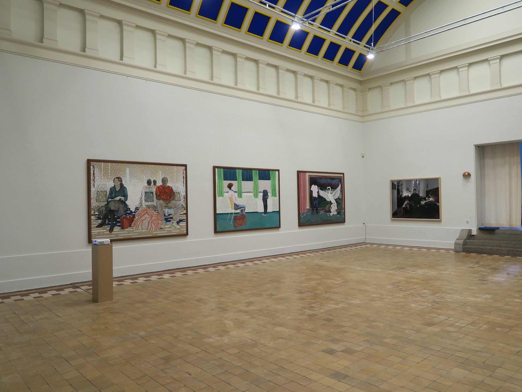 Udstillingsbillede: Crispin Gurholt: Drivhuset, 2025, Det Fynske Kunstakademi.