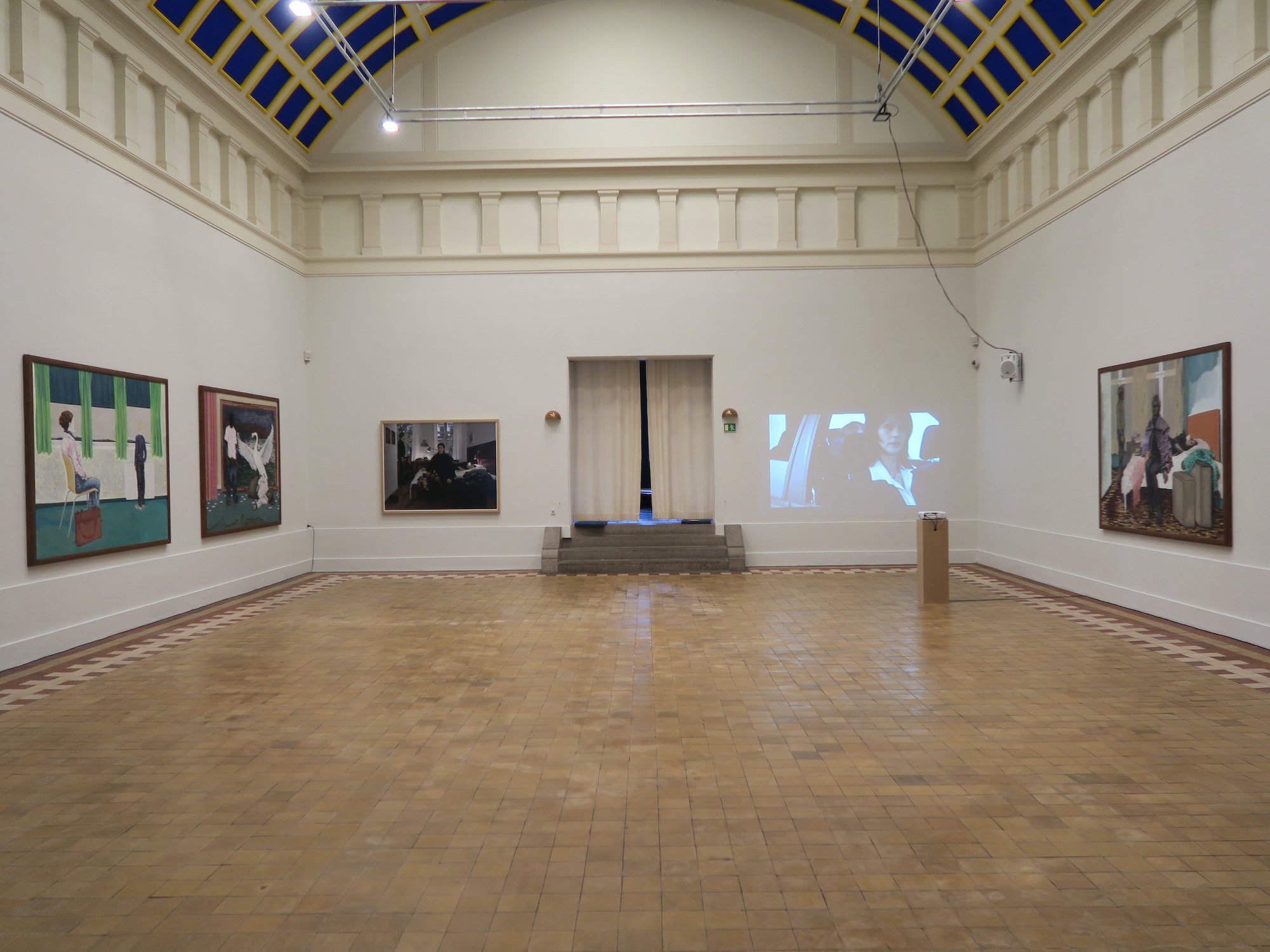 Udstillingsbillede: Crispin Gurholt: Drivhuset, 2025, Det Fynske Kunstakademi.