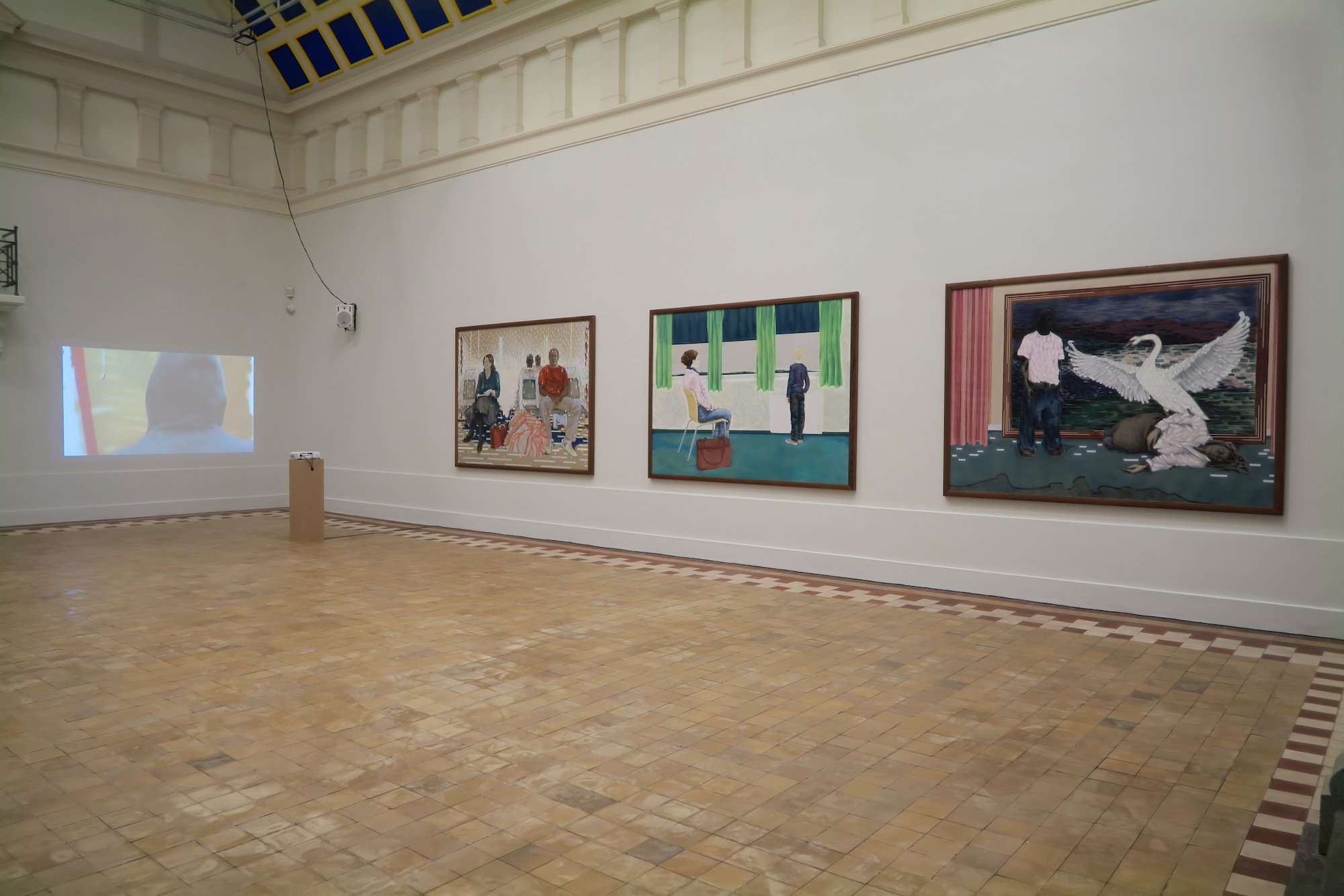 Udstillingsbillede: Crispin Gurholt: Drivhuset, 2025, Det Fynske Kunstakademi.