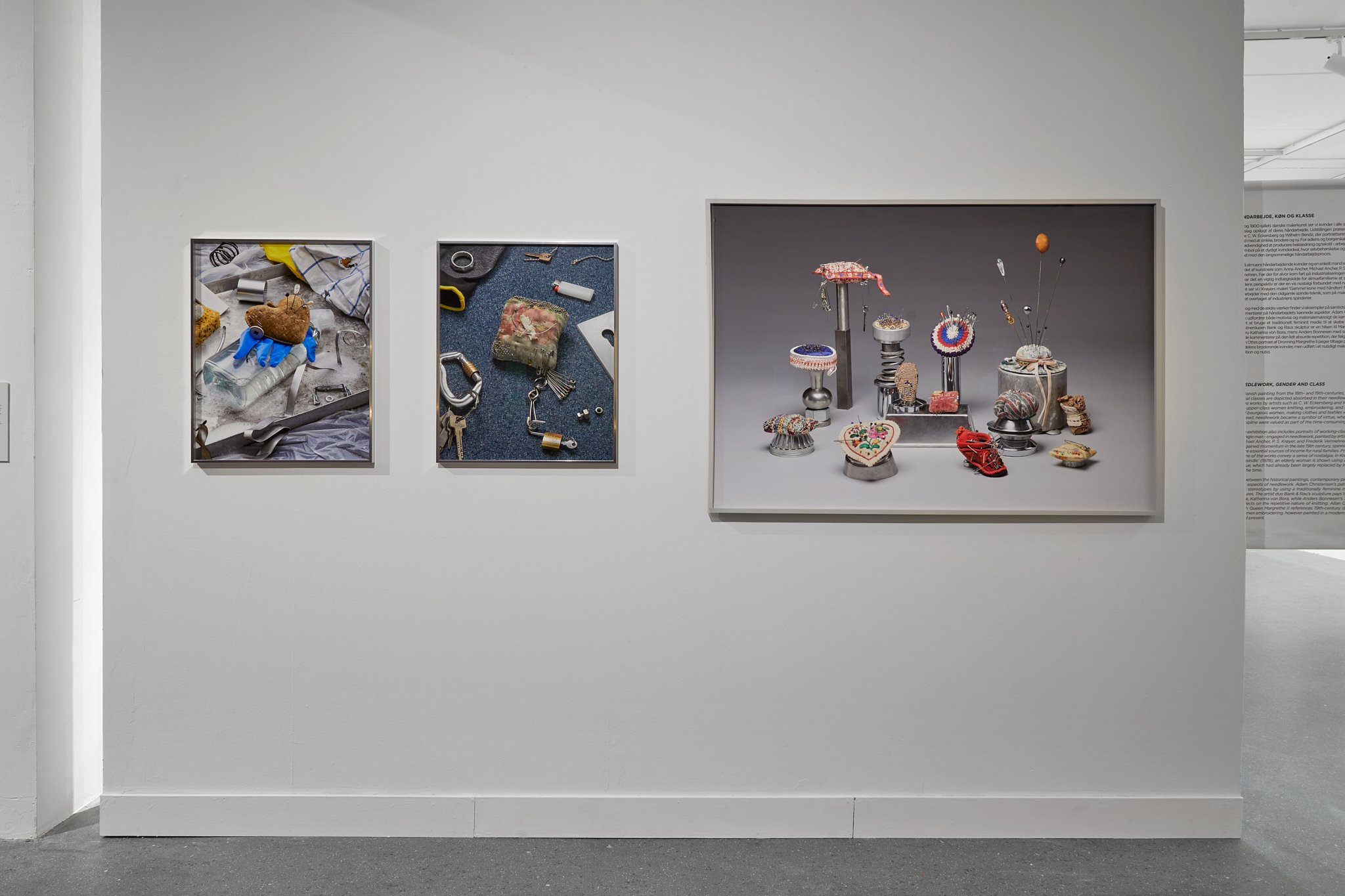 Nål &amp; Tråd på Sorø Kunstmuseum. Værker af Birke Gorm. Foto Jenny Sundby