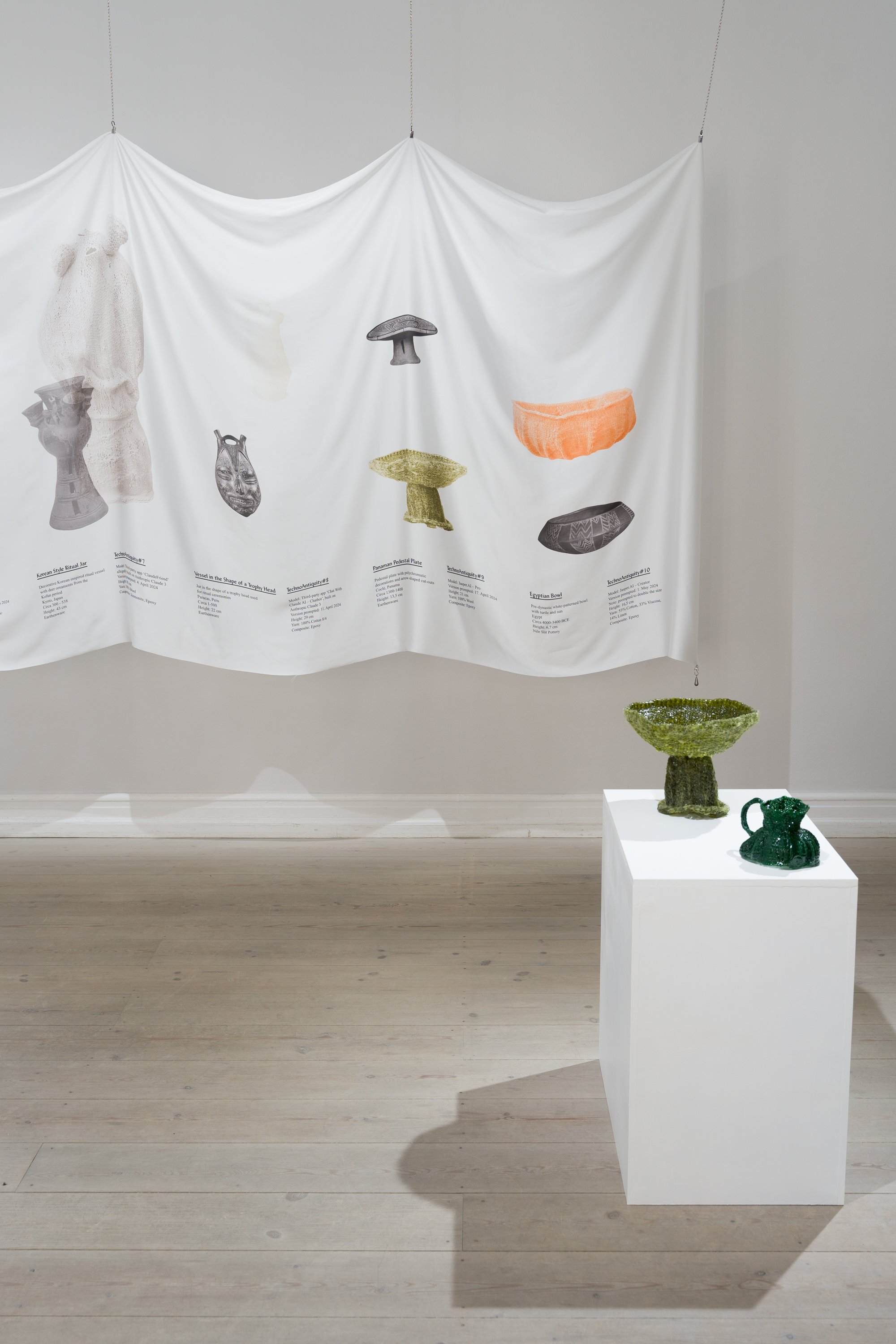 TechnoAntiquity#5 & TechnoAntiquity#9, Sidsel Søgaard Spas, 2024. Foto: Christian Brems