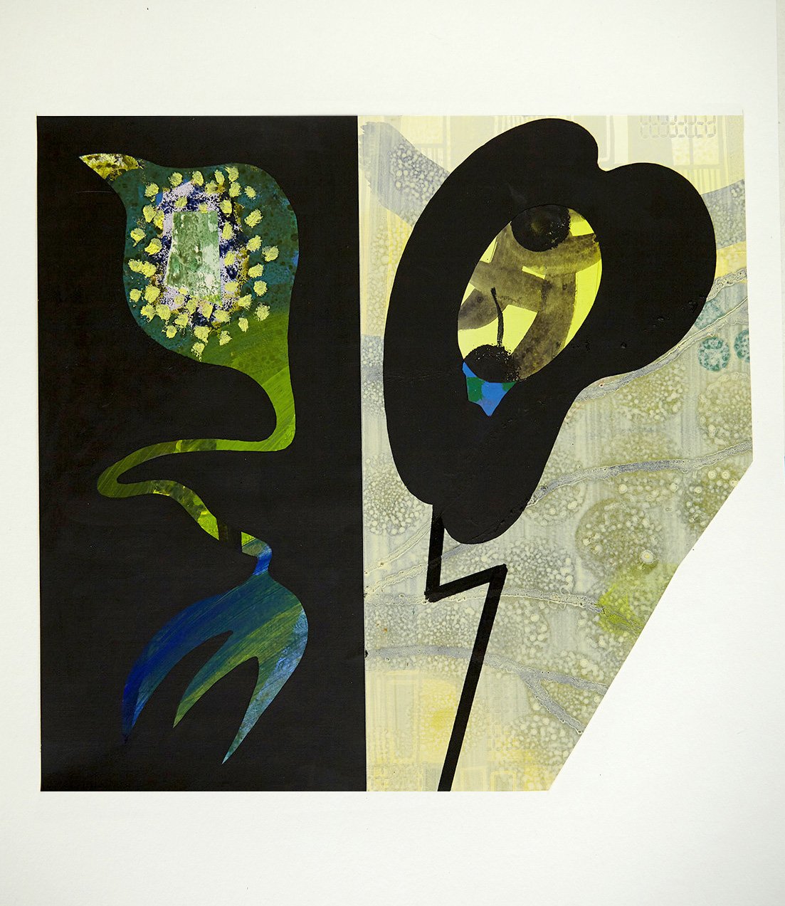 Annemette Lichtenberg, <i>Dobbeltporterræt</i>, mixed media. Foto: Mogens Bech