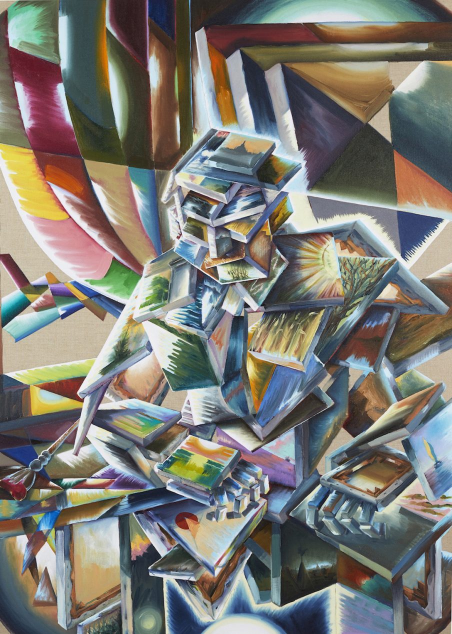 Martin Bigum: <i>The Old Artist</i>, 2020. Olie på lærred, 190 x 155 cm. Kunstnerens eje.