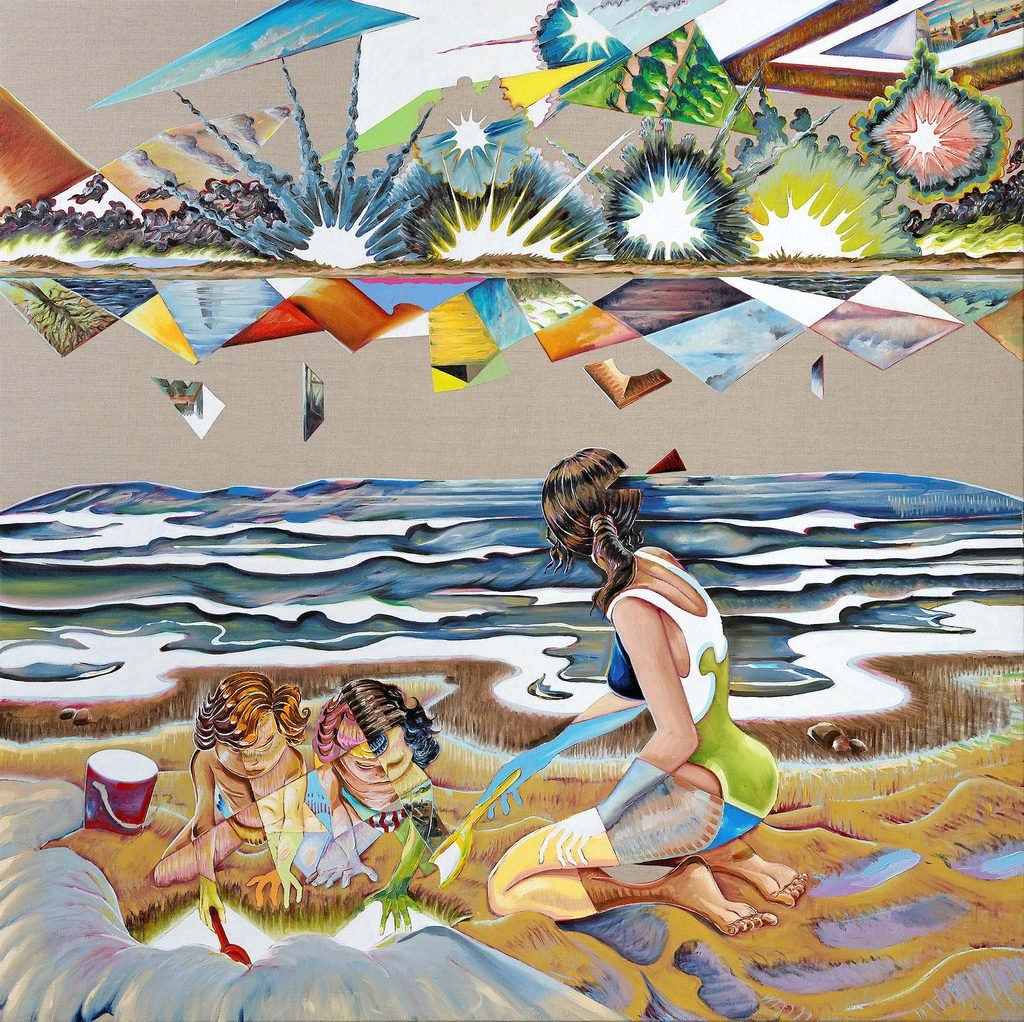 Martin Bigum: <i>The Mother</i>, 2015. Olie på lærred, 170 x 170 cm. Privateje.