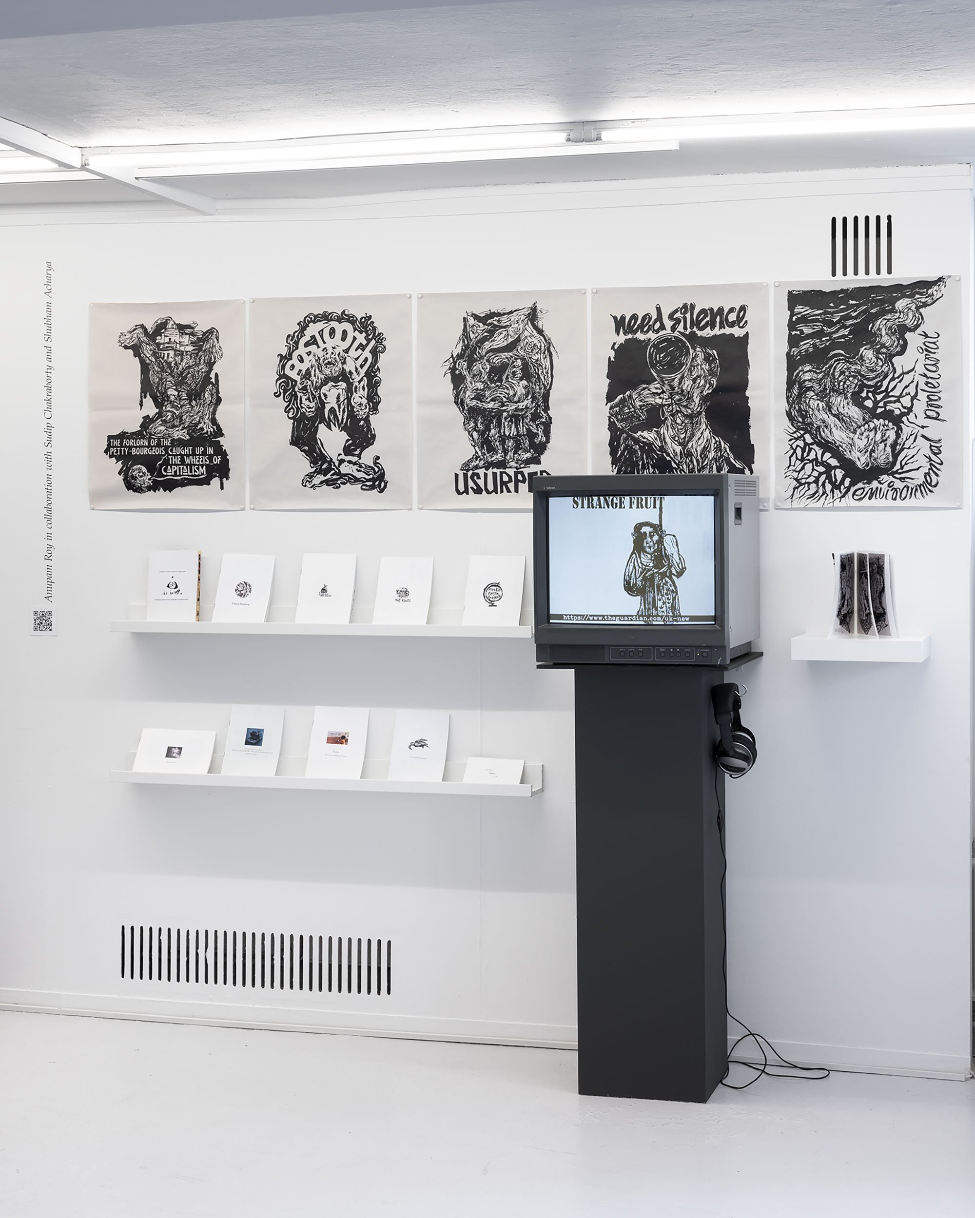 Anupam Roy i samarbejde med Sudip Chakraborty og Shubham Acharya. Manifold – contemporary perspectives from India. Foto: Mikkel Kaldal.