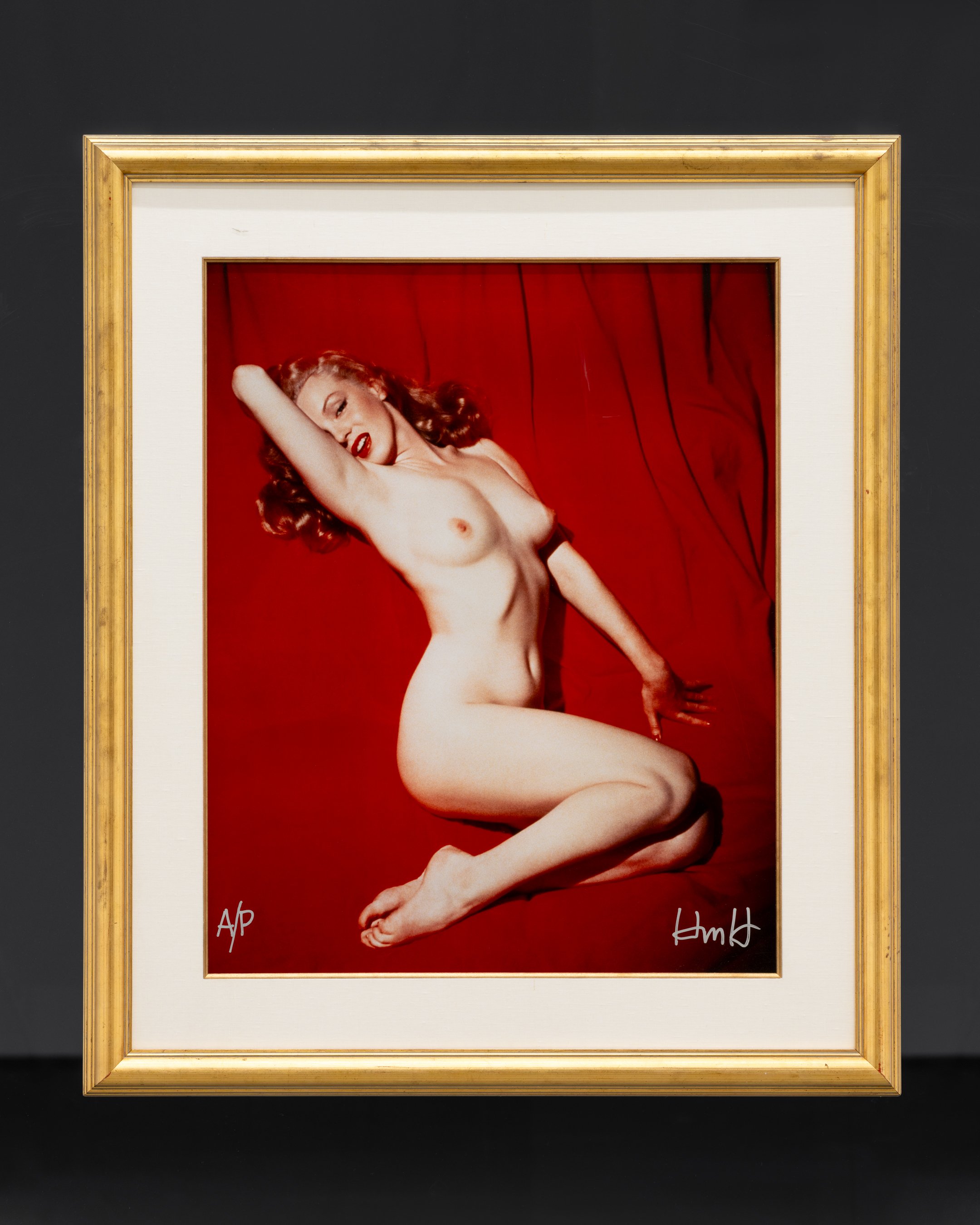 Billedet af Marilyn Monroe hænger nu i Maja Malou Lyses udstilling <em>MM</em>. Foto: David Stjernholm.