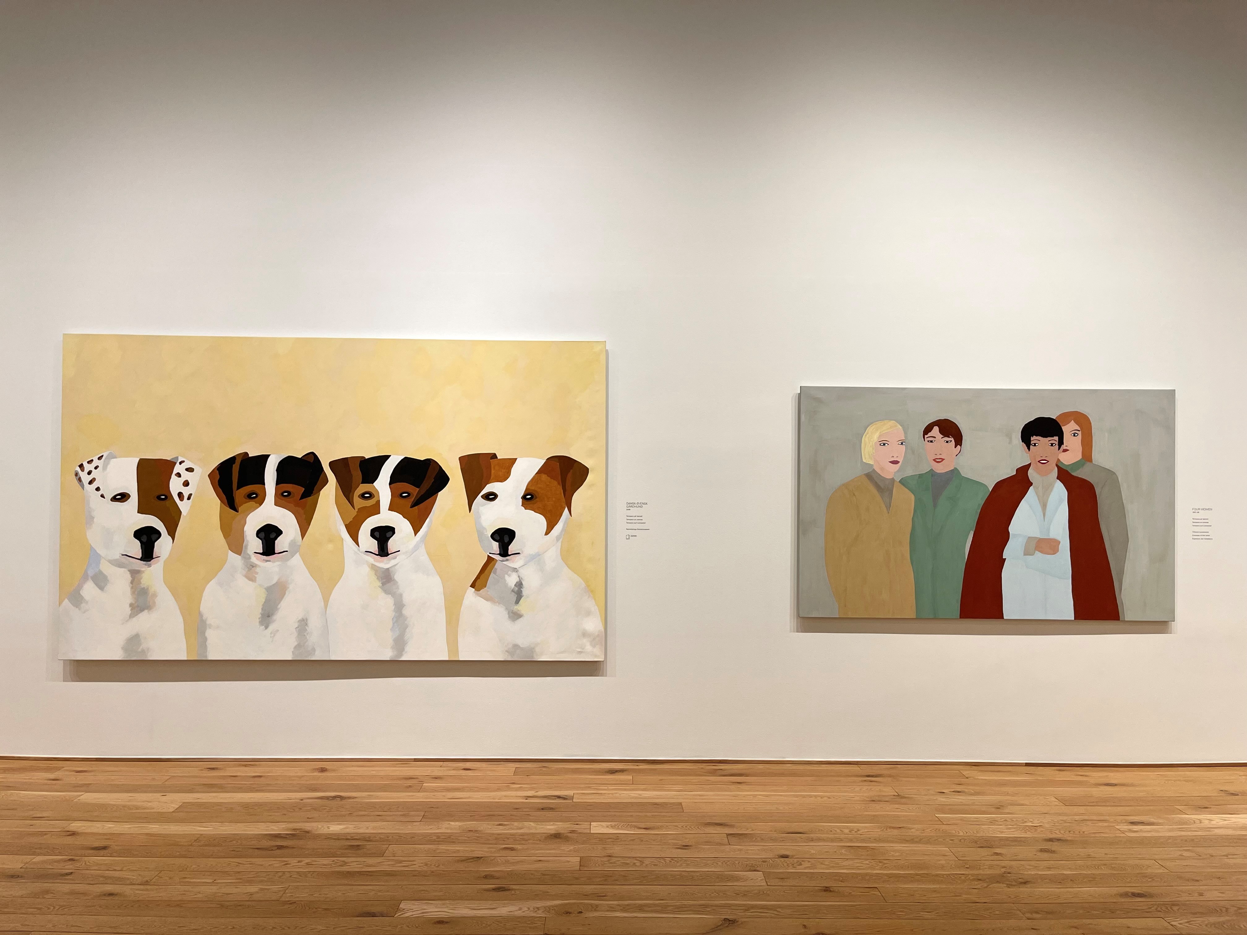 <i>Anette Abrahamsson. Female Muses</i>. Installationsview. Foto Fuglsang Kunstmuseum