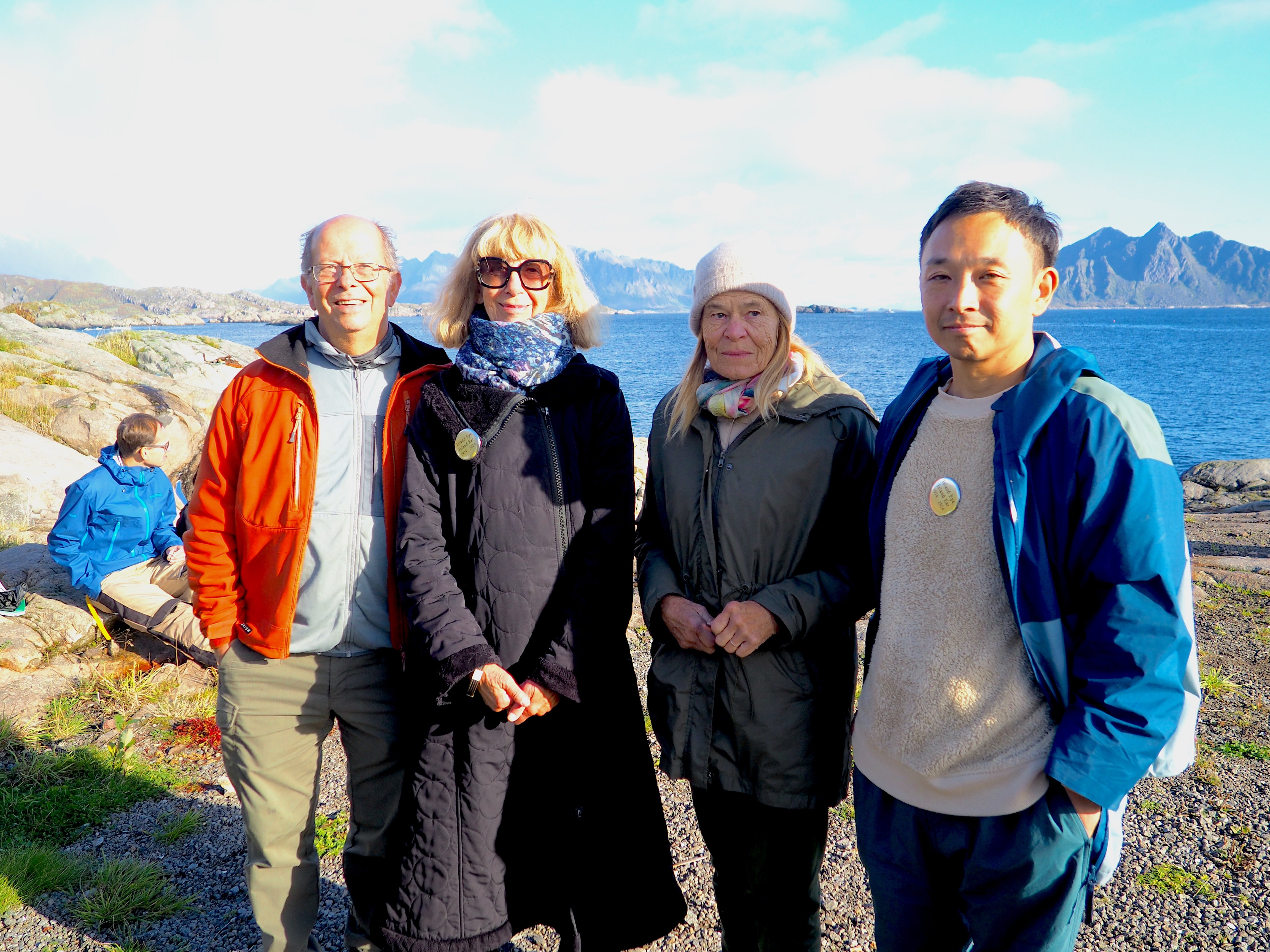 Fra venstre: Robert Monnier, Maghereta Åsbjerg, Gill Eatherley, You Nakai, Photo: Lærke Kartvedt