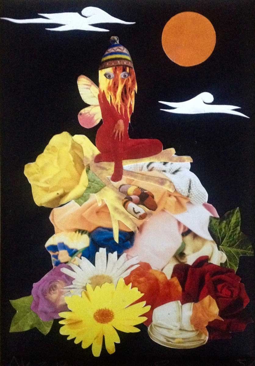 Anja Karotti, <i>uden titel</i>. Collage, Kan købes hos Format Artspace