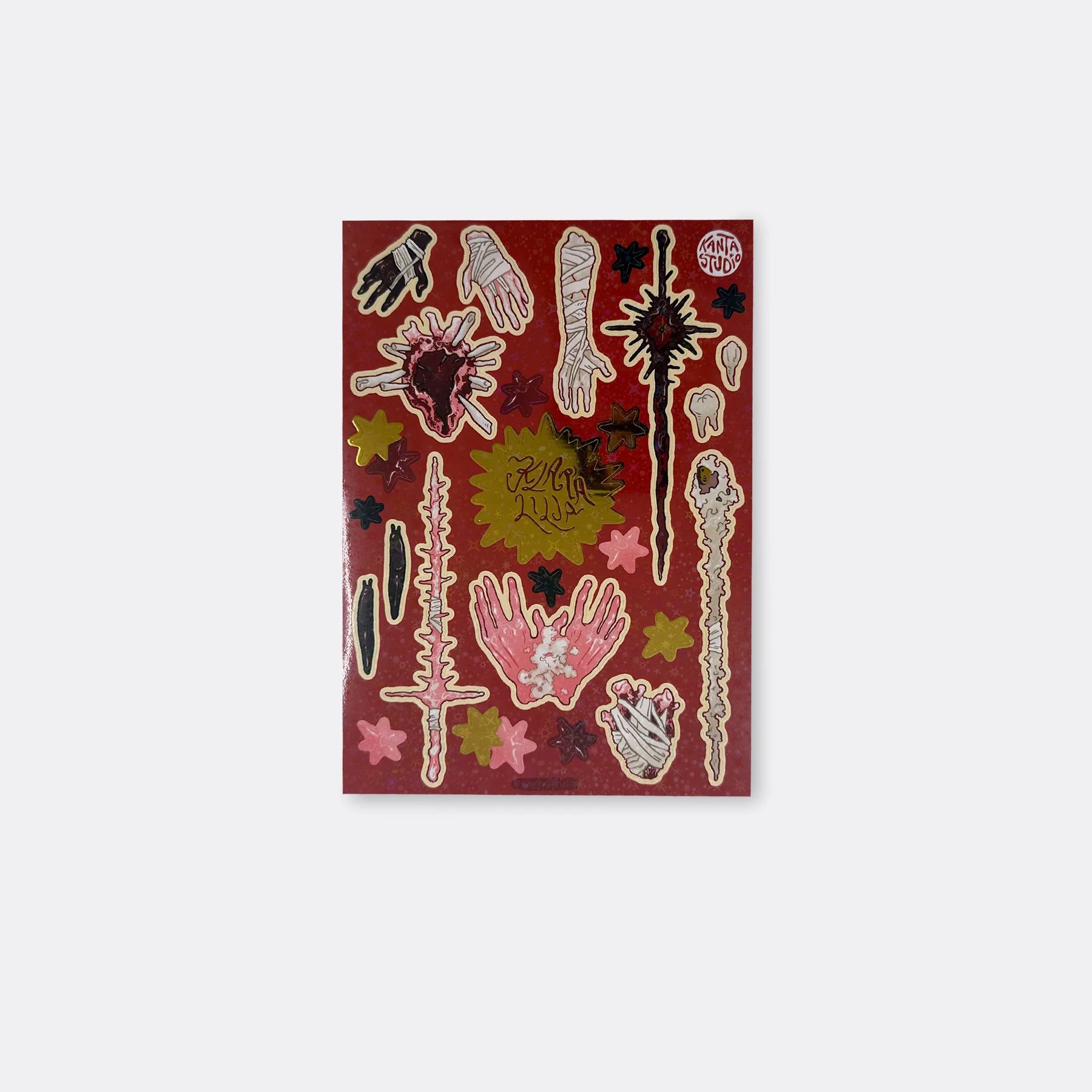 Klara Lilja <i>Stickers (Red)</i>, produceret af Kanta Studio, Kan købes hos Gallery V1 SALON 