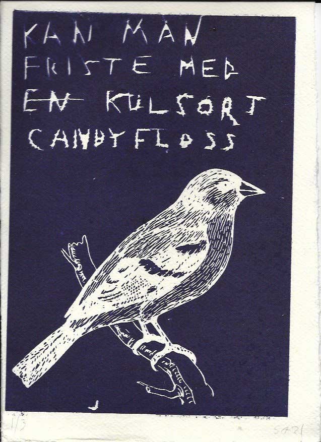 Svend-Allan Sørensen, <i>Kan man friste med en kulsort candyfloss</i>, 2021-22, Kan købes hos SPECTA