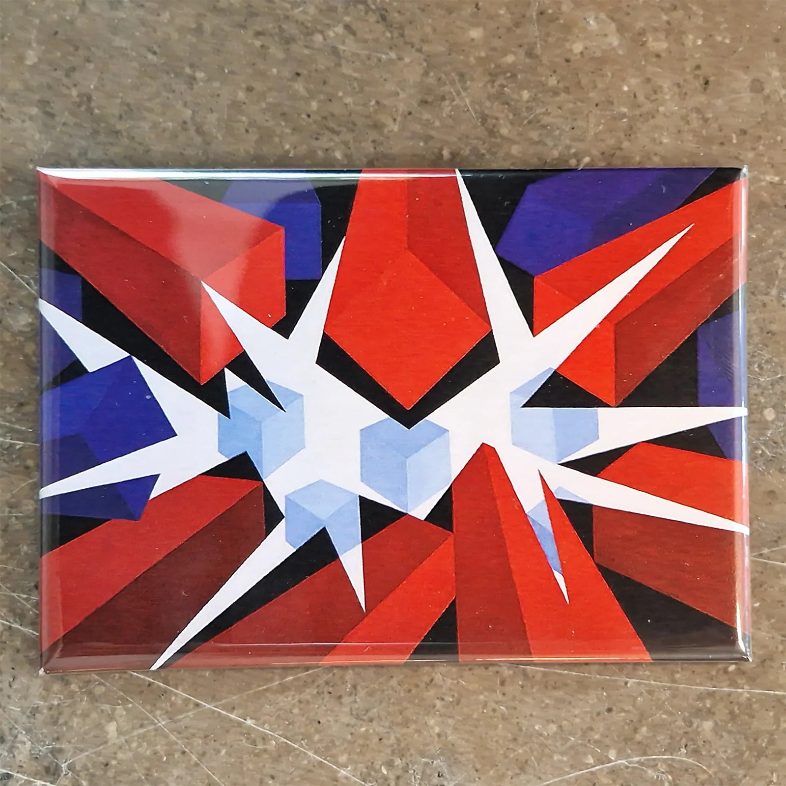 Albert Mertz, <i>Explosion</i>, Magnet, kan købes hos Holstebro Kunstmuseum