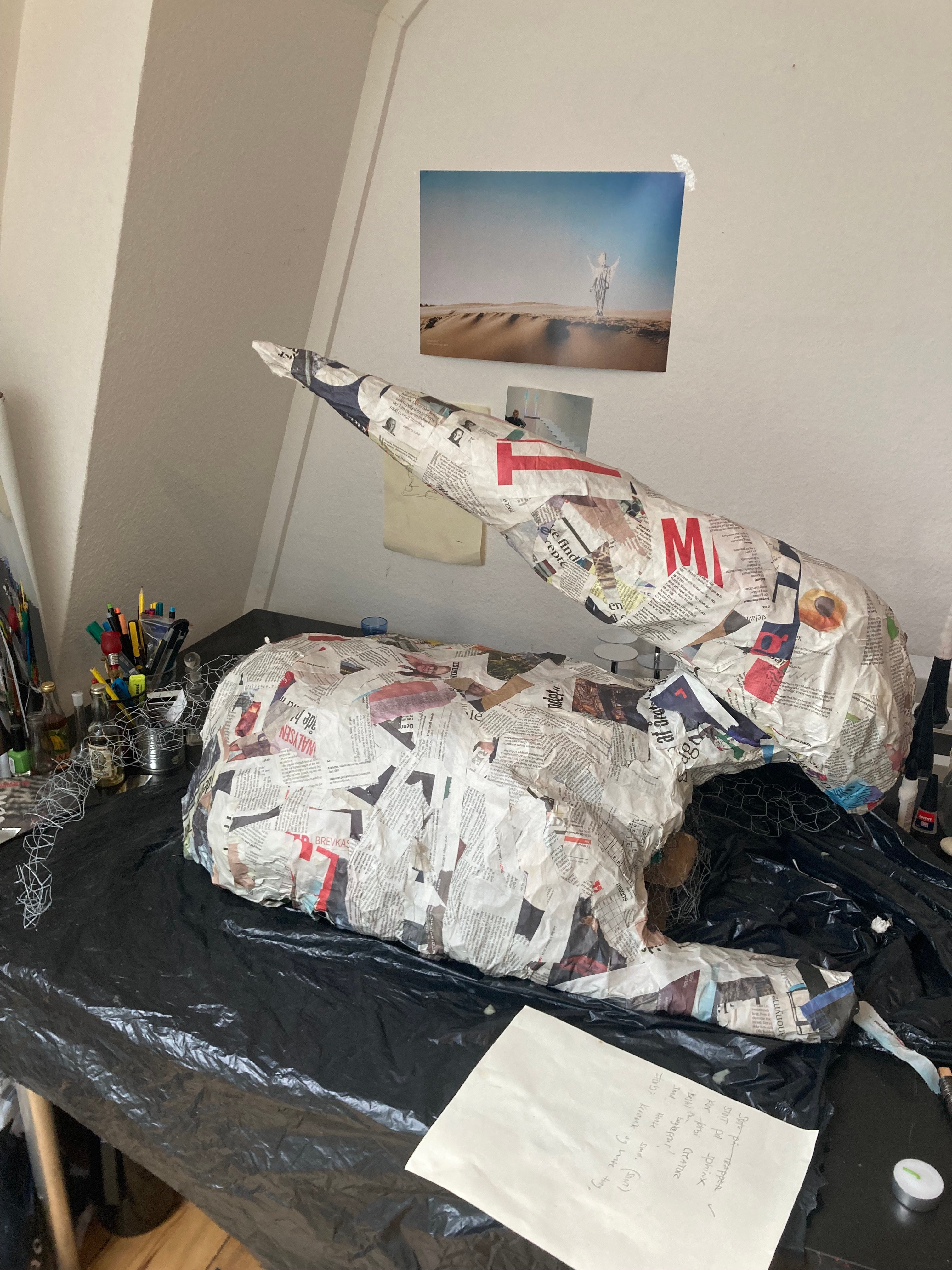 Skulpturudvikling. Foto: Josefine Struckmann Pedersen