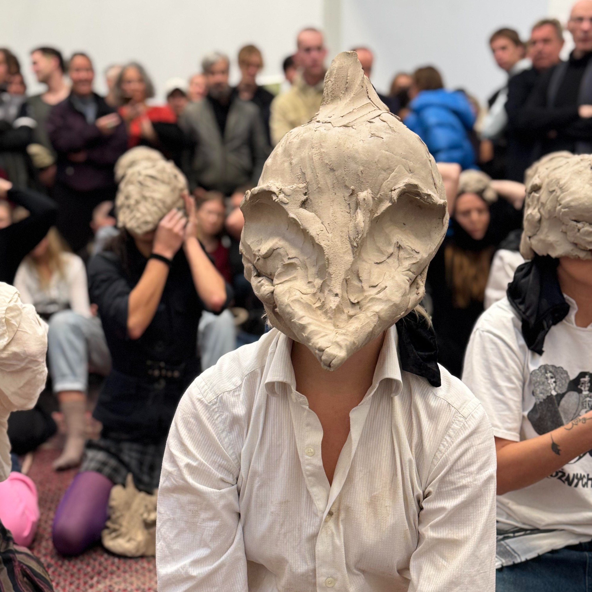 Astrid Specht Seeberg, <em>CLAYPLAY</em> tidlige masker, 2024. Foto: Lærke Kartvedt