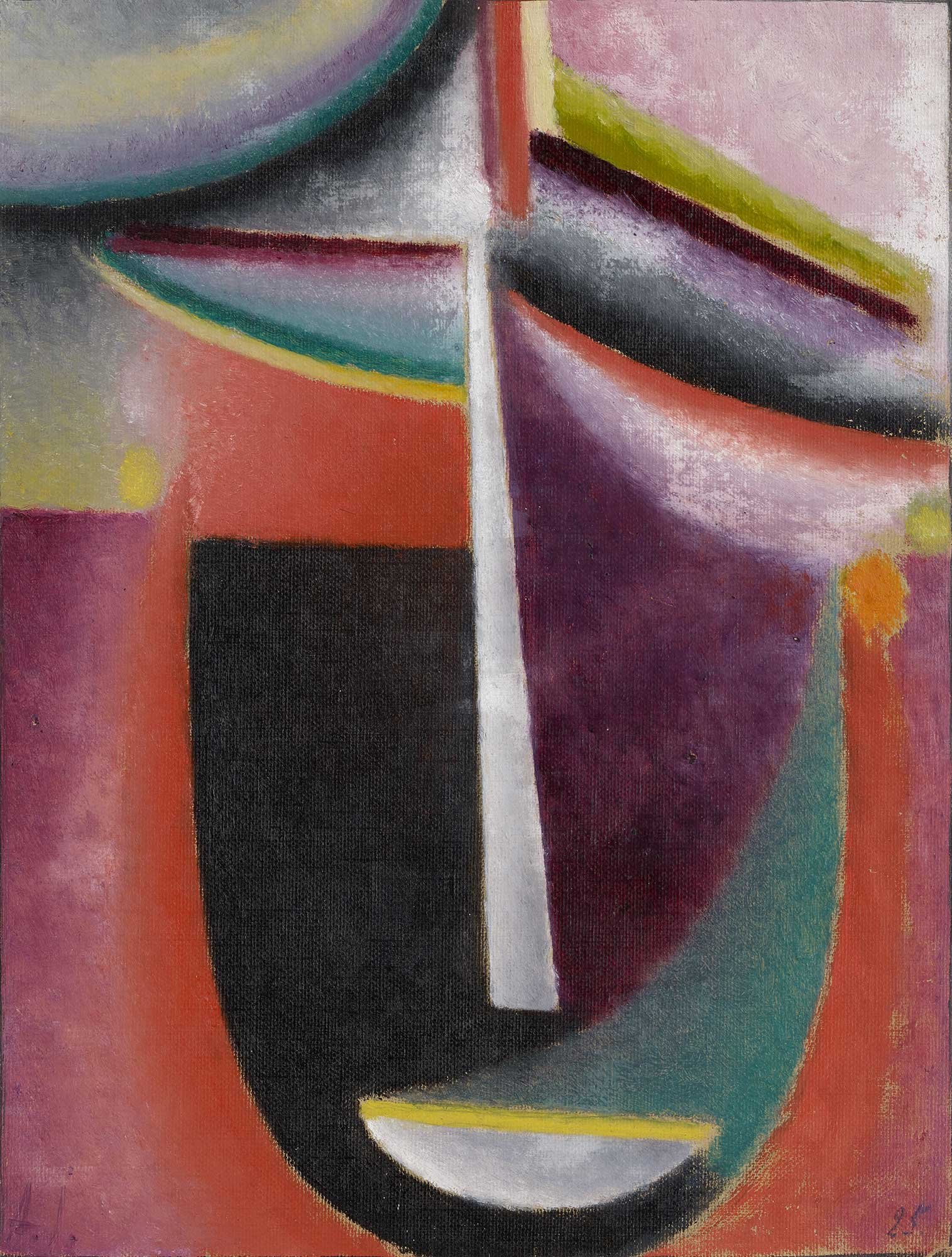 Alexej von Jawlensky, <i>Abstrakter Kopf: Mysterium (Abstrakt hoved: mysterium)</i>, Foto: Kunstmuseum Basel, Martin P. Bühler