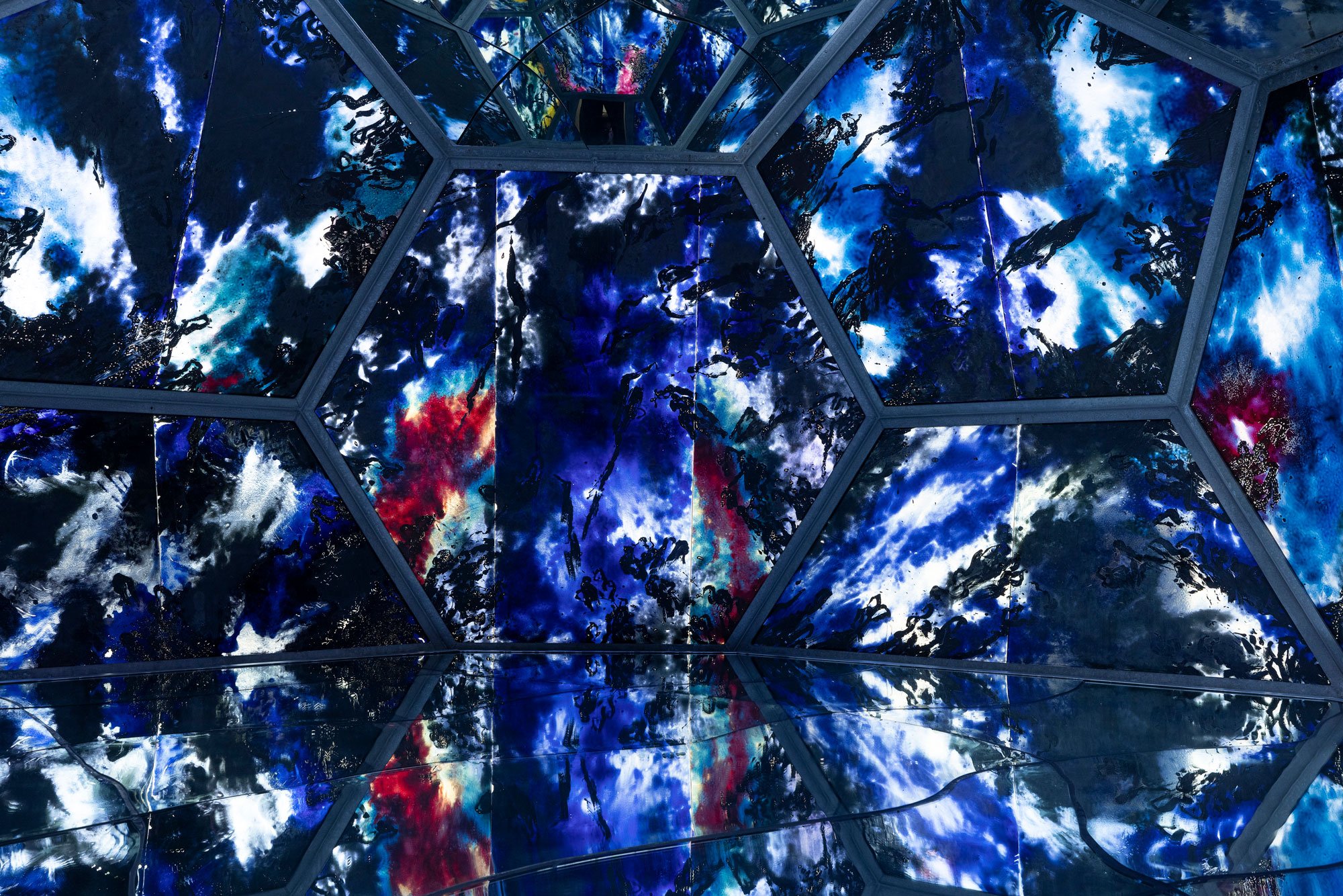 Tróndur Patursson, Kosmisk Rum ved Nordatlantens Brygge. Foto: Torben Eskerod.